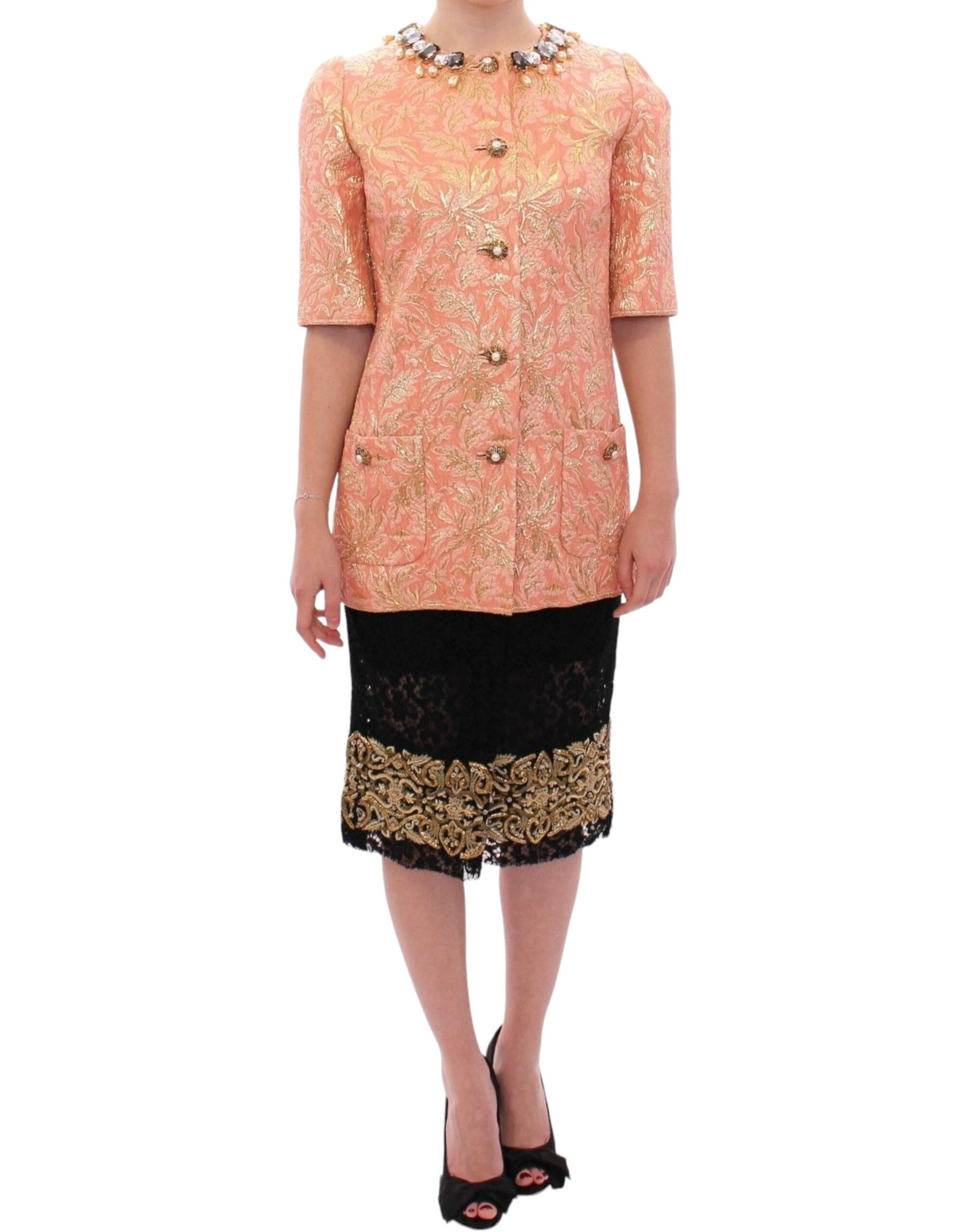 Veste Dolce & Gabbana Crystal rose