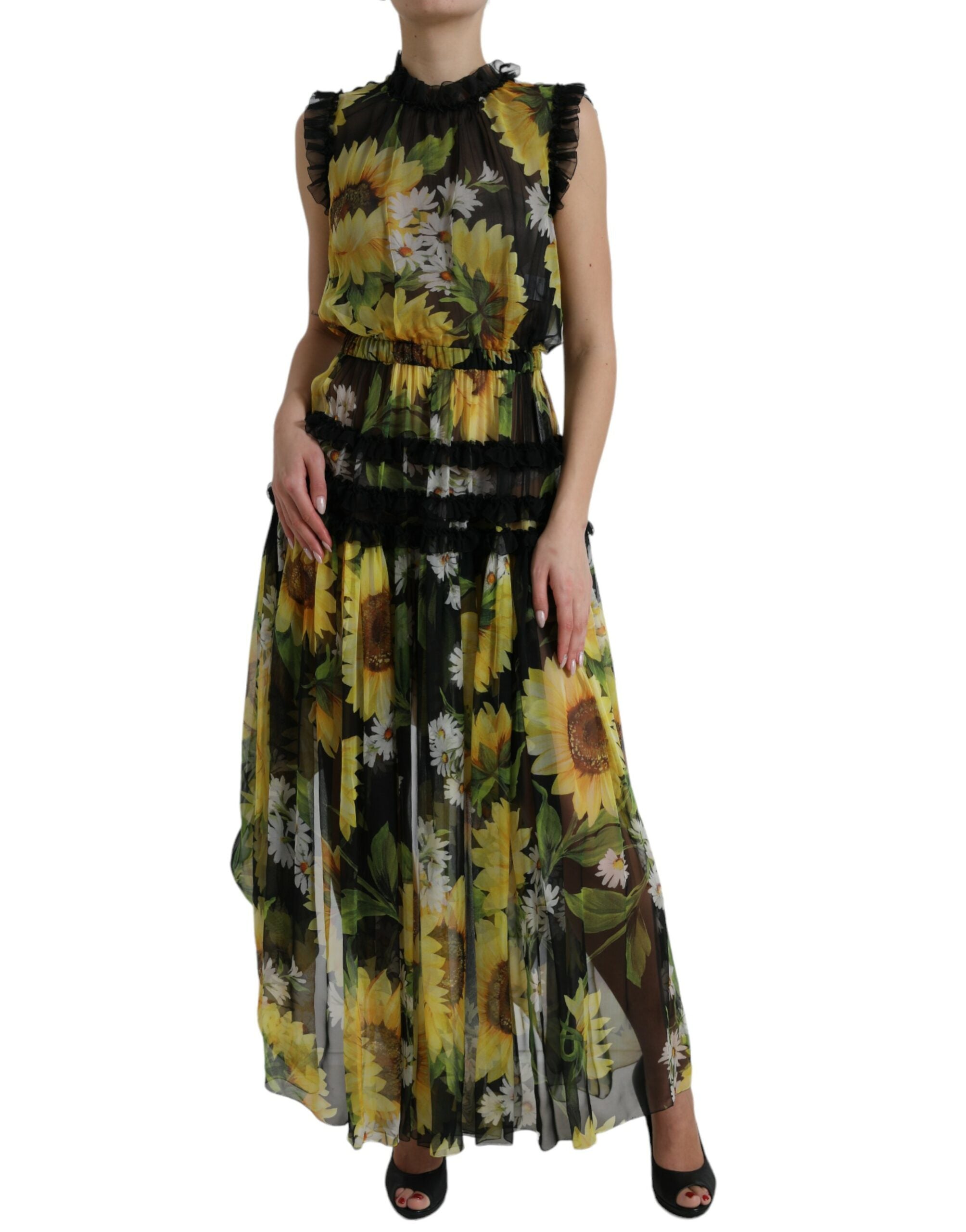 Robe maxi Dolce & Gabbana noire