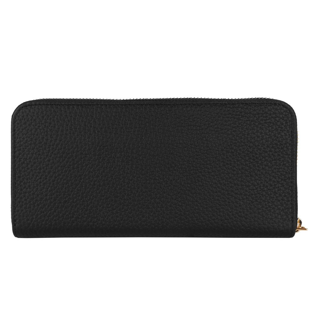 Portefeuille Baldinini en cuir noir