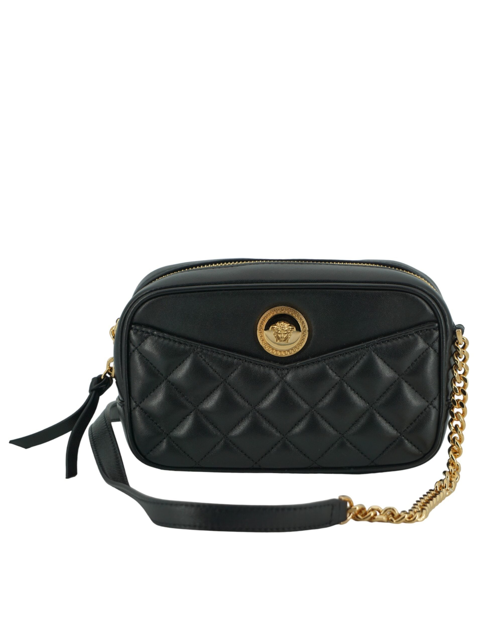 Mini sac bandoulière Versace noir