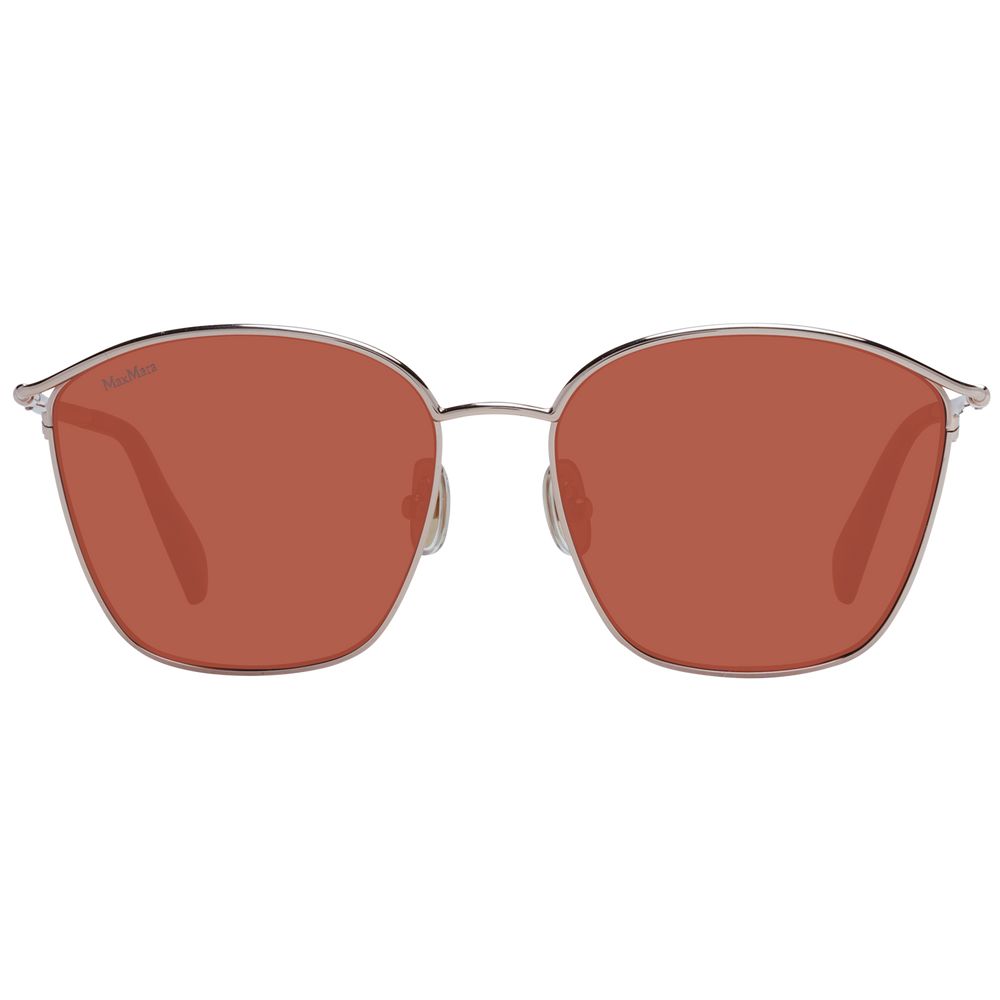 Lunettes de soleil Rose Gold Rectangulaires rose doré