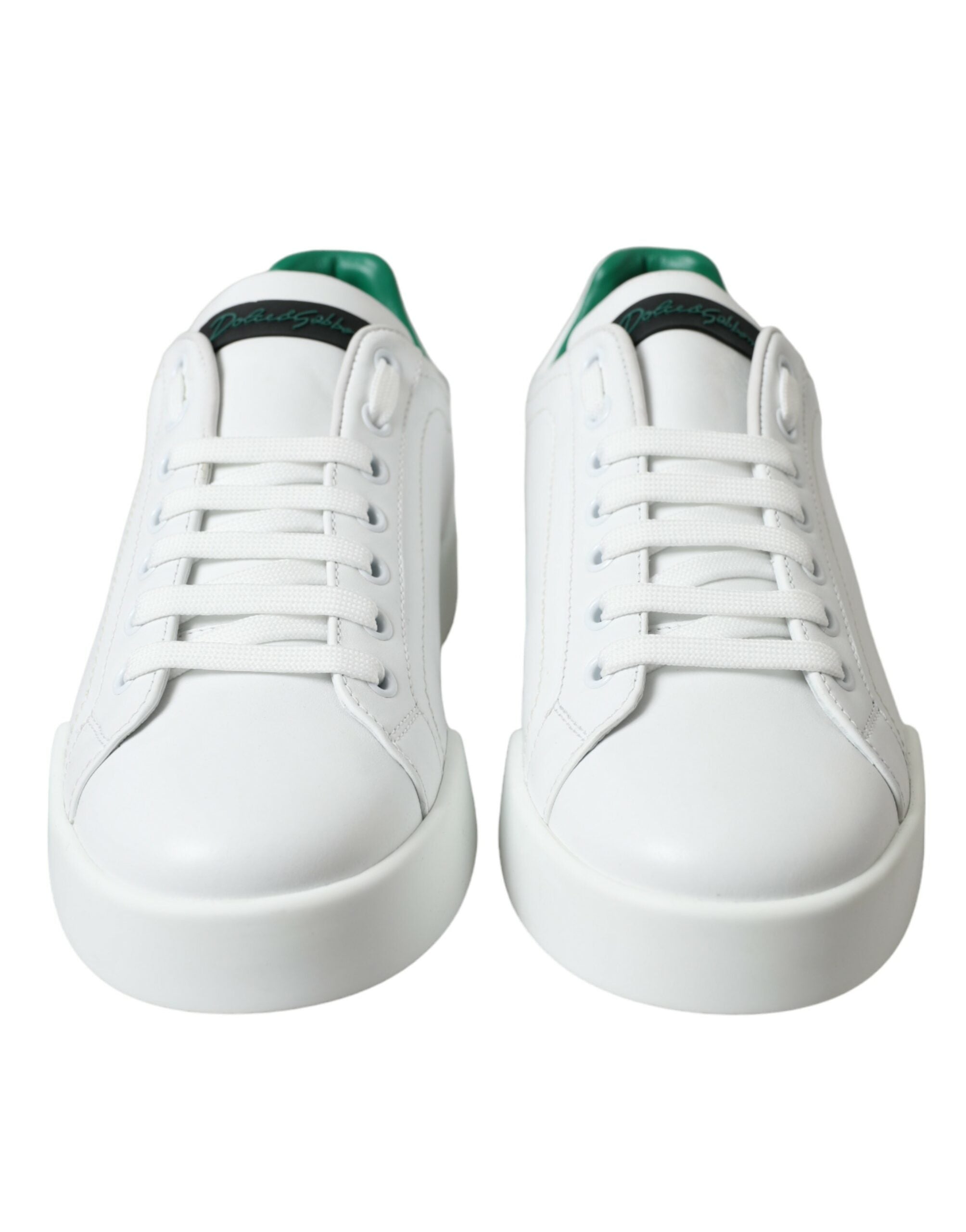 Baskets Dolce & Gabbana Portofino blanches et vertes