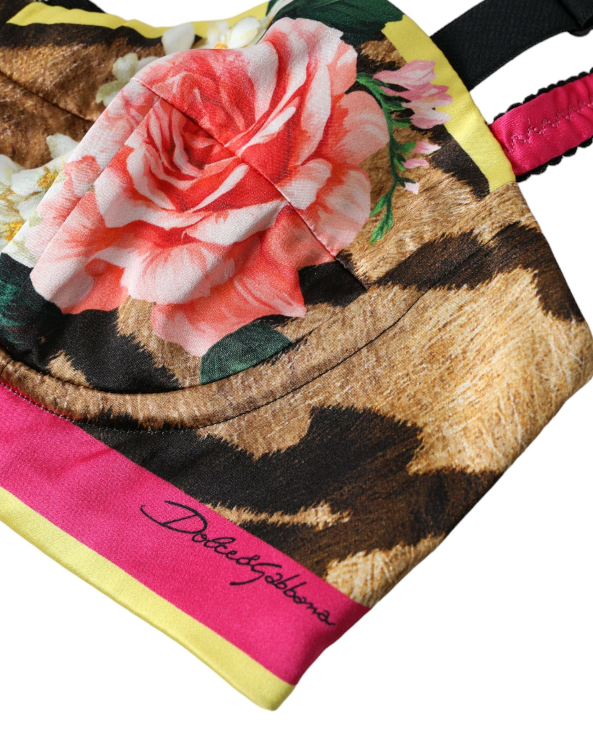Top Dolce & Gabbana bustier multicolore