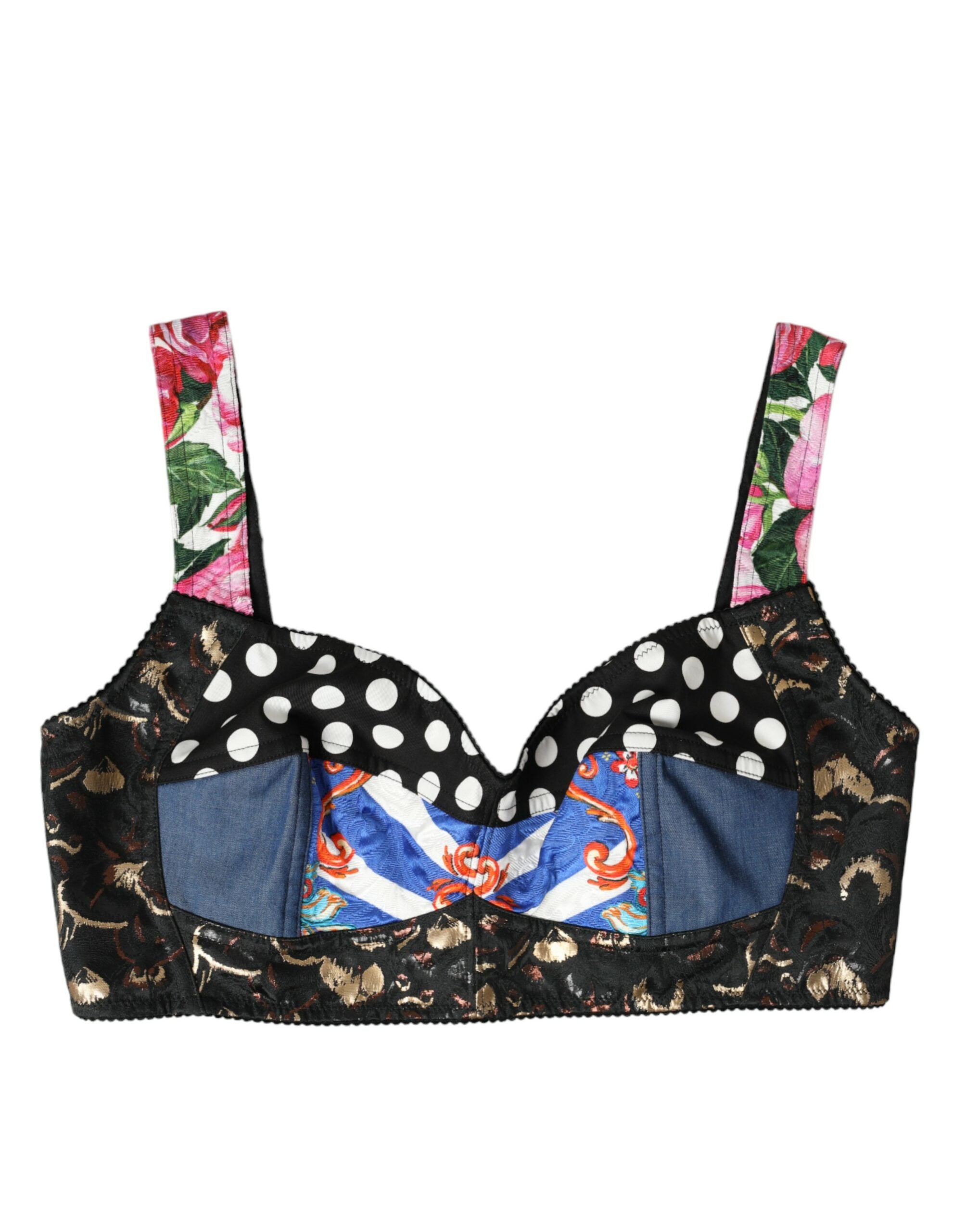 Bustier Dolce & Gabbana floral multicolore