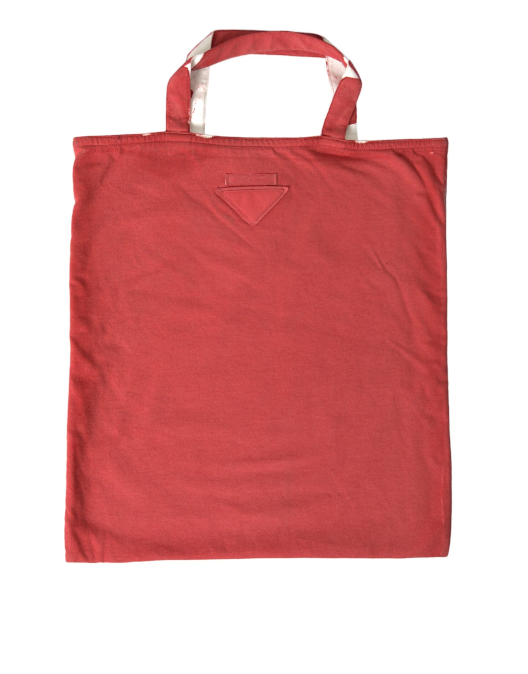 Tote bag Prada rouge et blanc