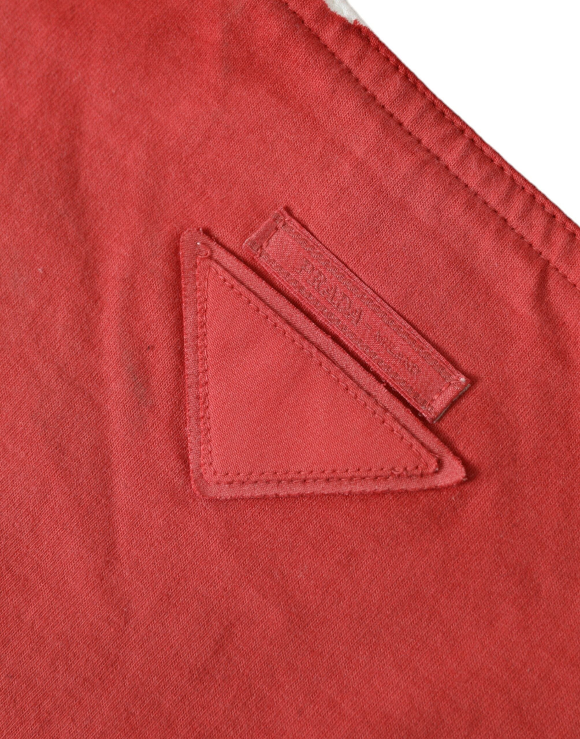Tote bag Prada rouge et blanc