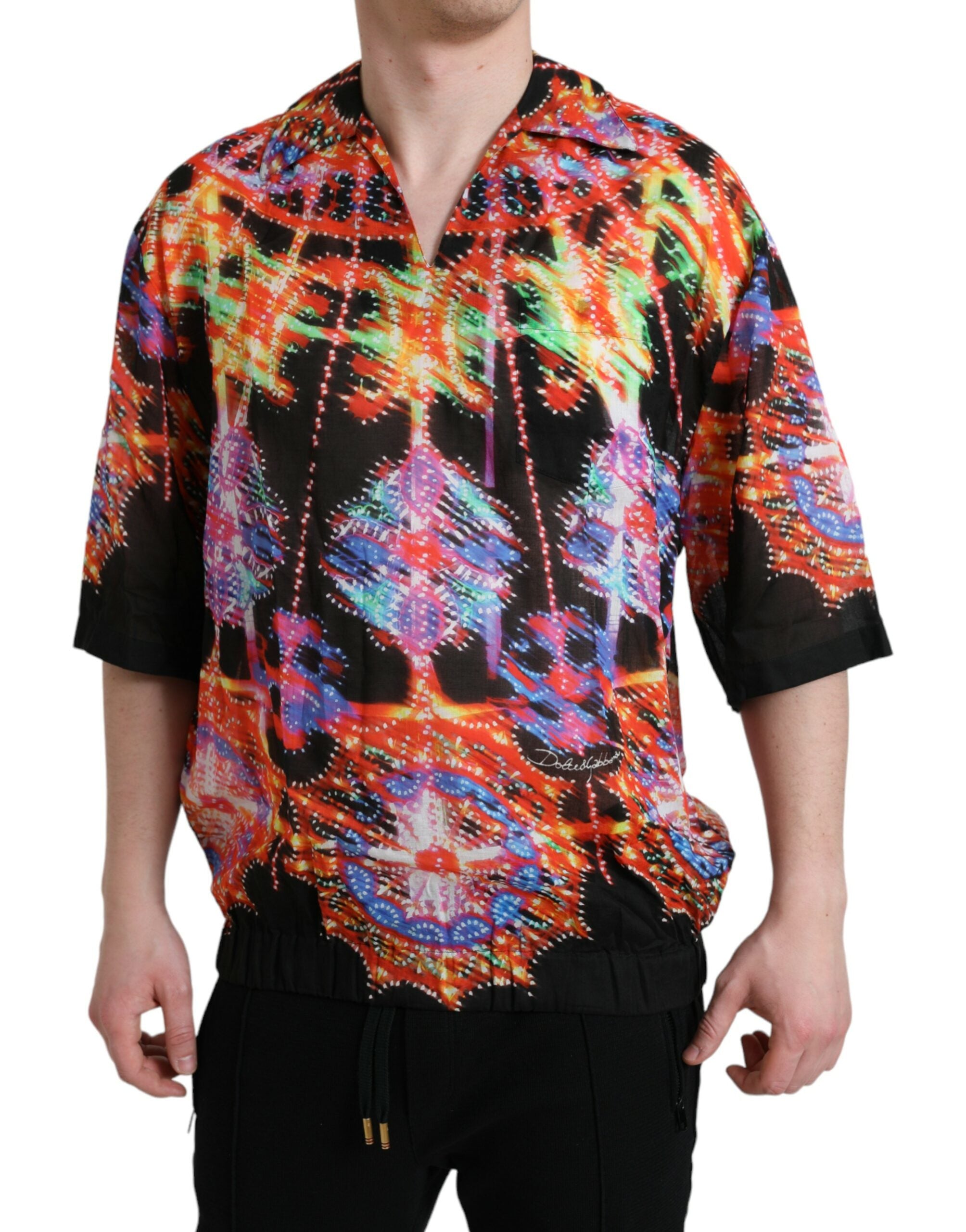 T-shirt Dolce & Gabbana luminaire multicolore