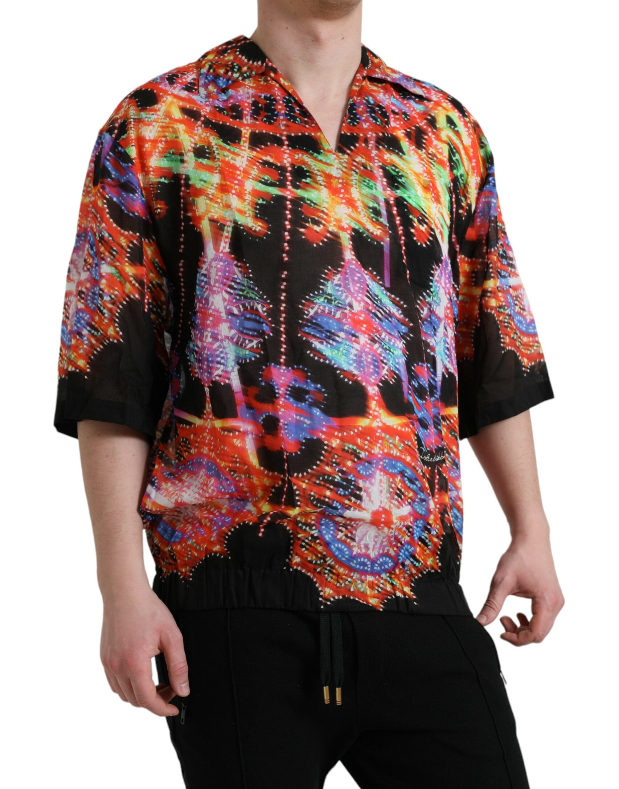 T-shirt Dolce & Gabbana luminaire multicolore
