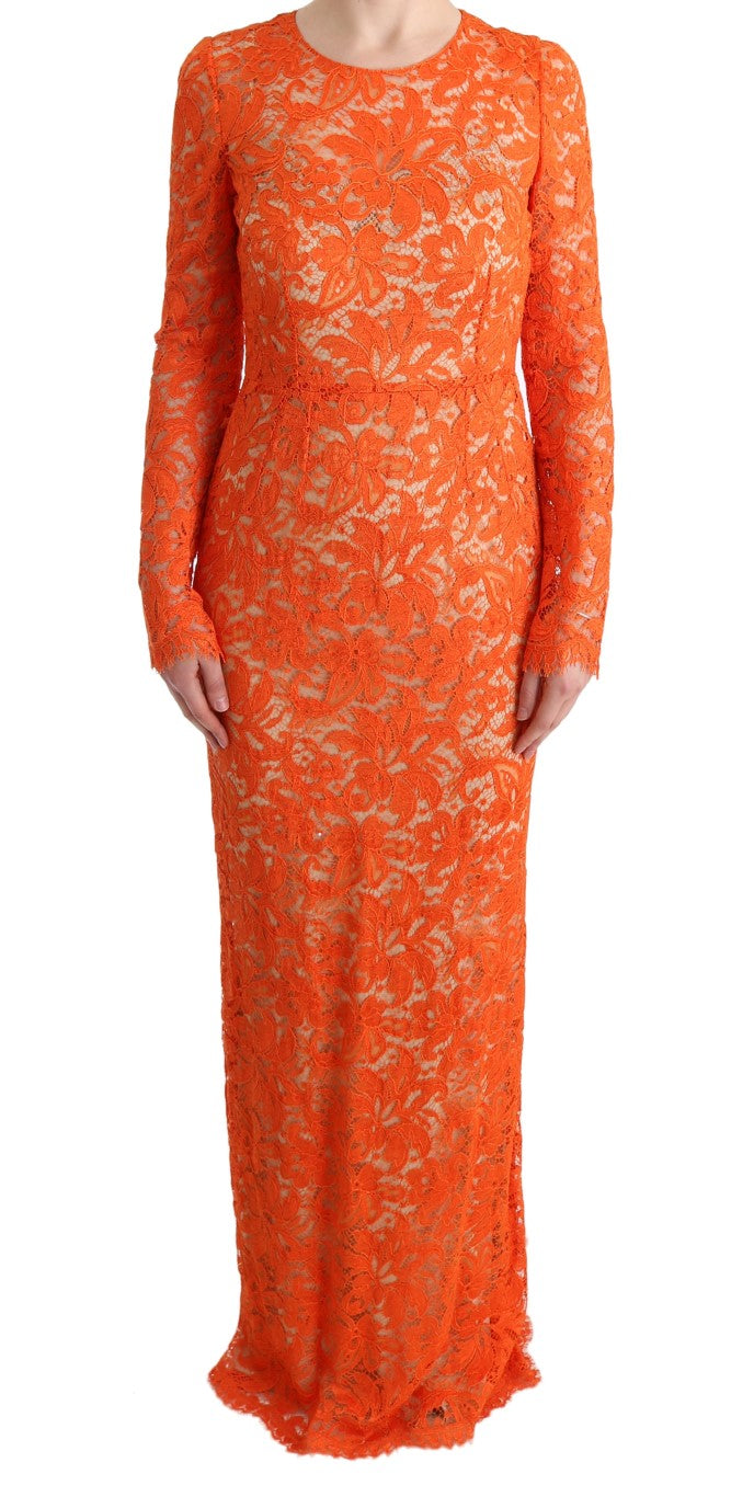 Robe Dolce & Gabbana Orange floral