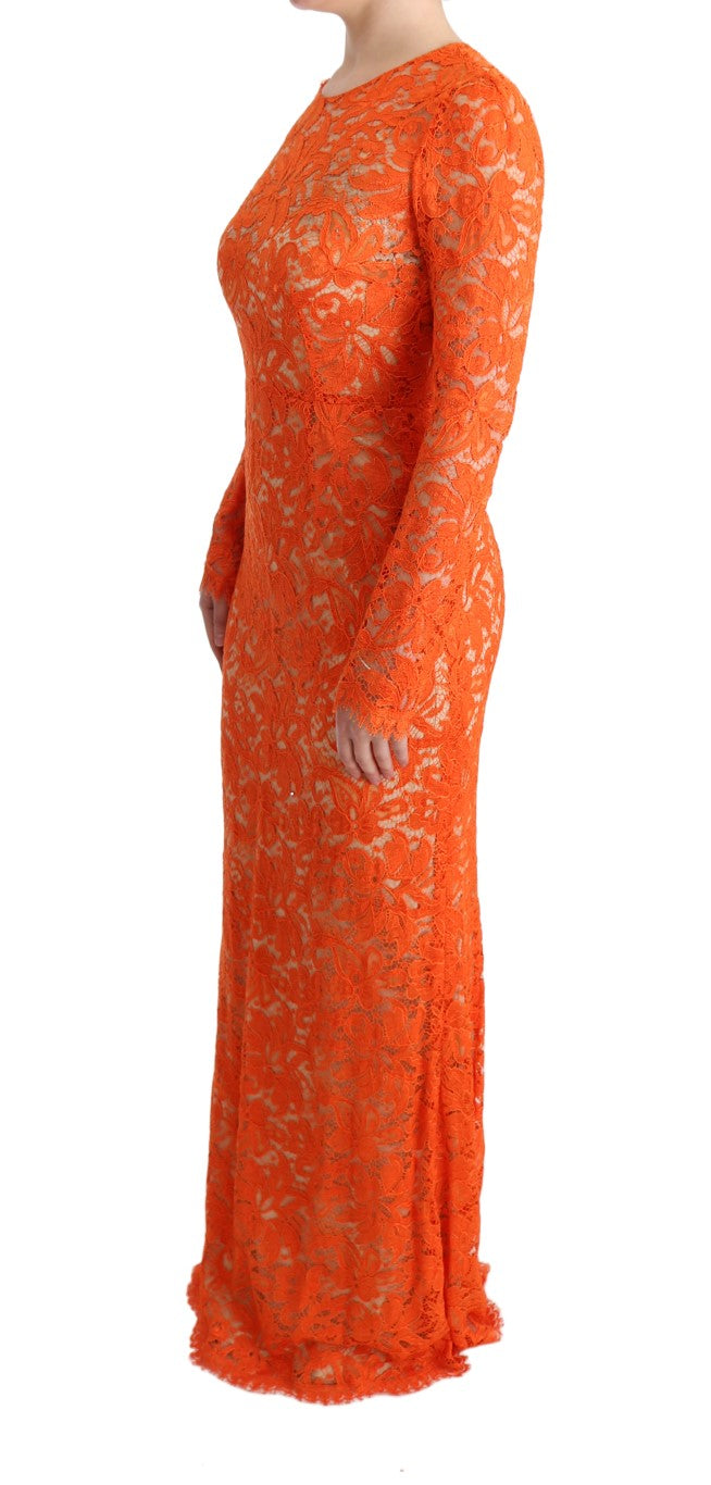 Robe Dolce & Gabbana Orange floral