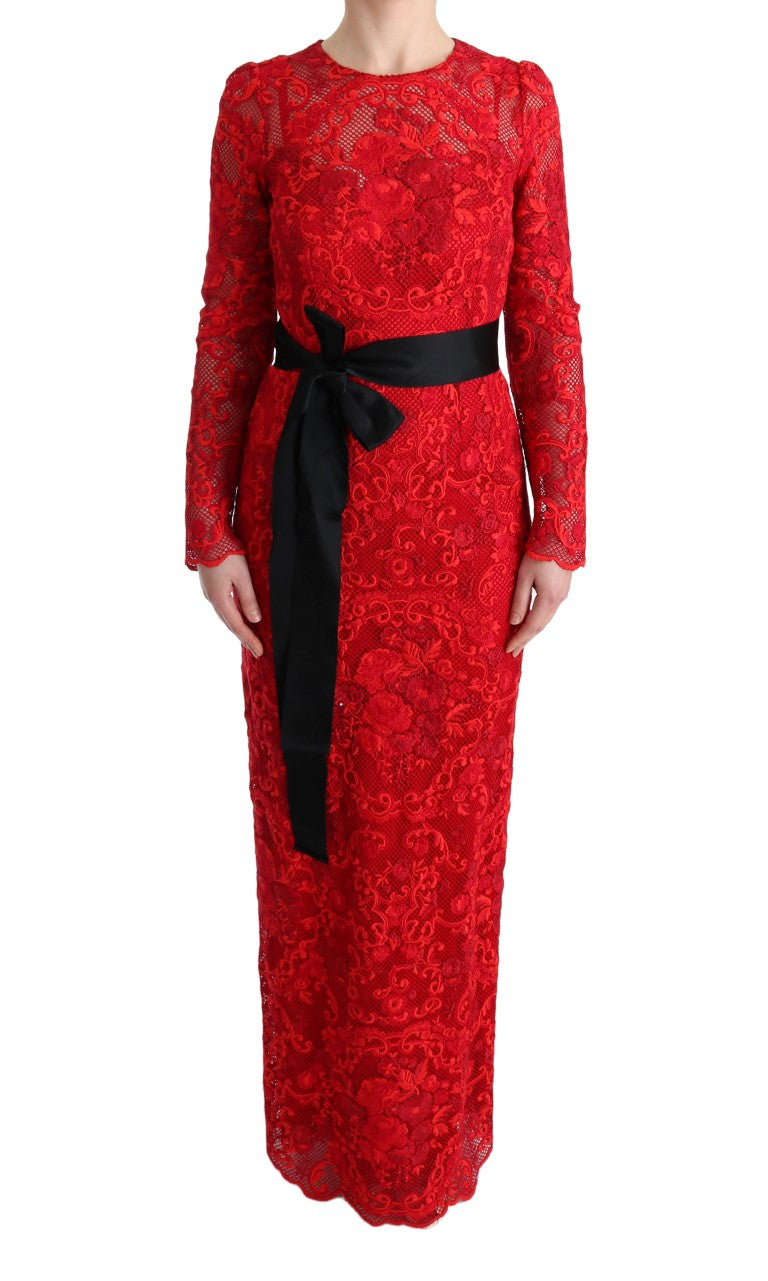 Robe Dolce & Gabbana Longue rouge