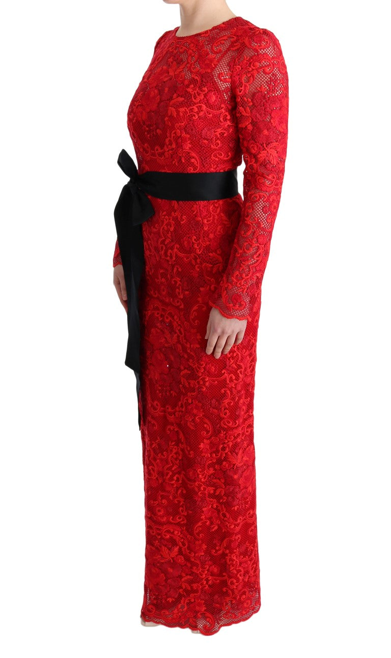 Robe Dolce & Gabbana Longue rouge