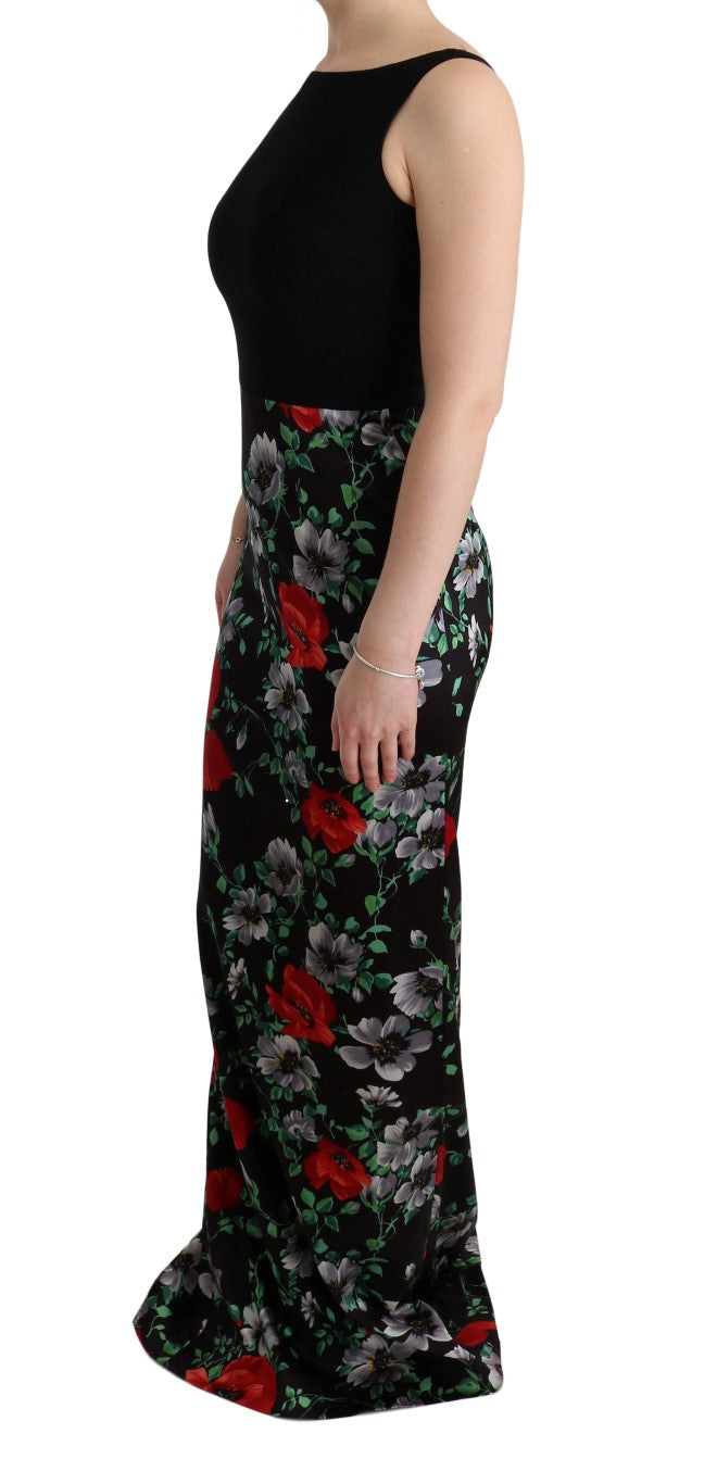 Robe Dolce & Gabbana longue fleurie multicolore