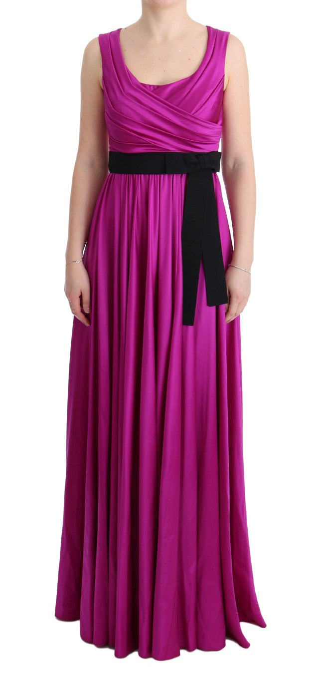 Robe longue Dolce & Gabbana rose