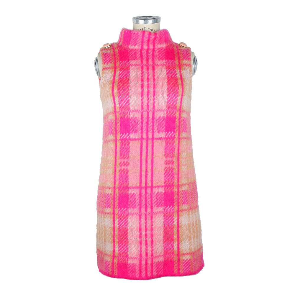 Robe Elisabetta Franchi sans manches fuchsia