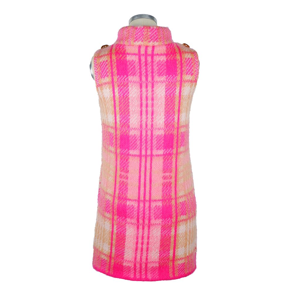 Robe Elisabetta Franchi sans manches fuchsia