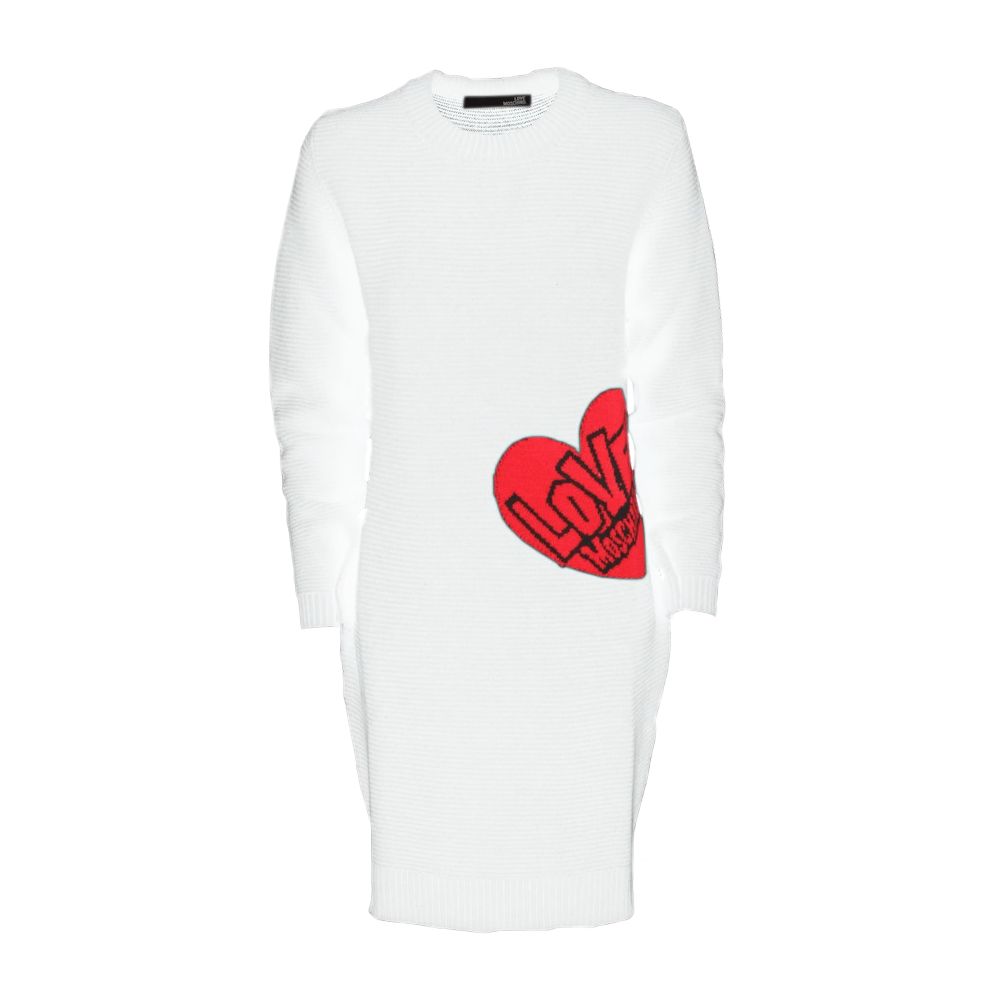Robe Love Moschino cœur blanche