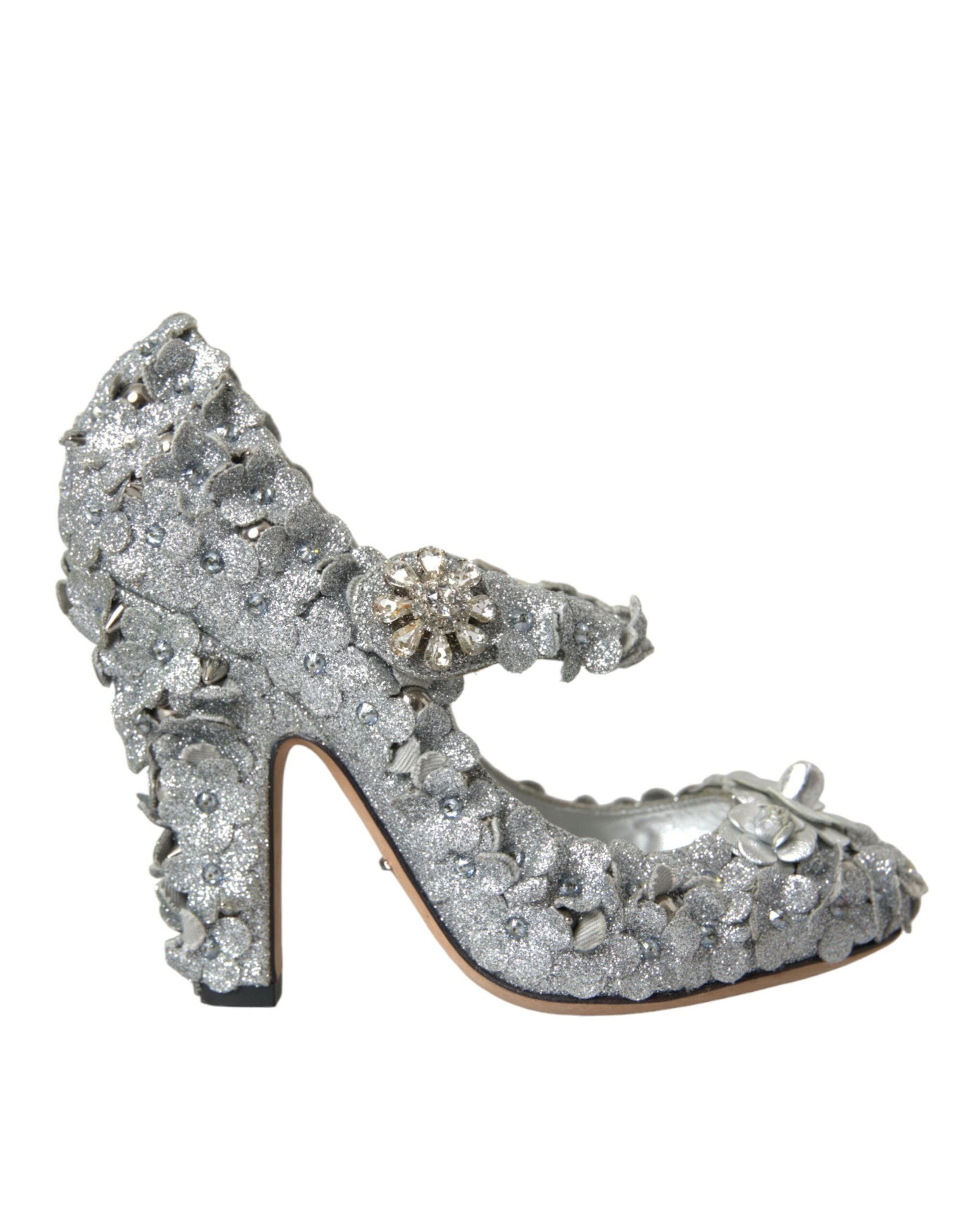 Escarpins Dolce & Gabbana Mary Janes argentées