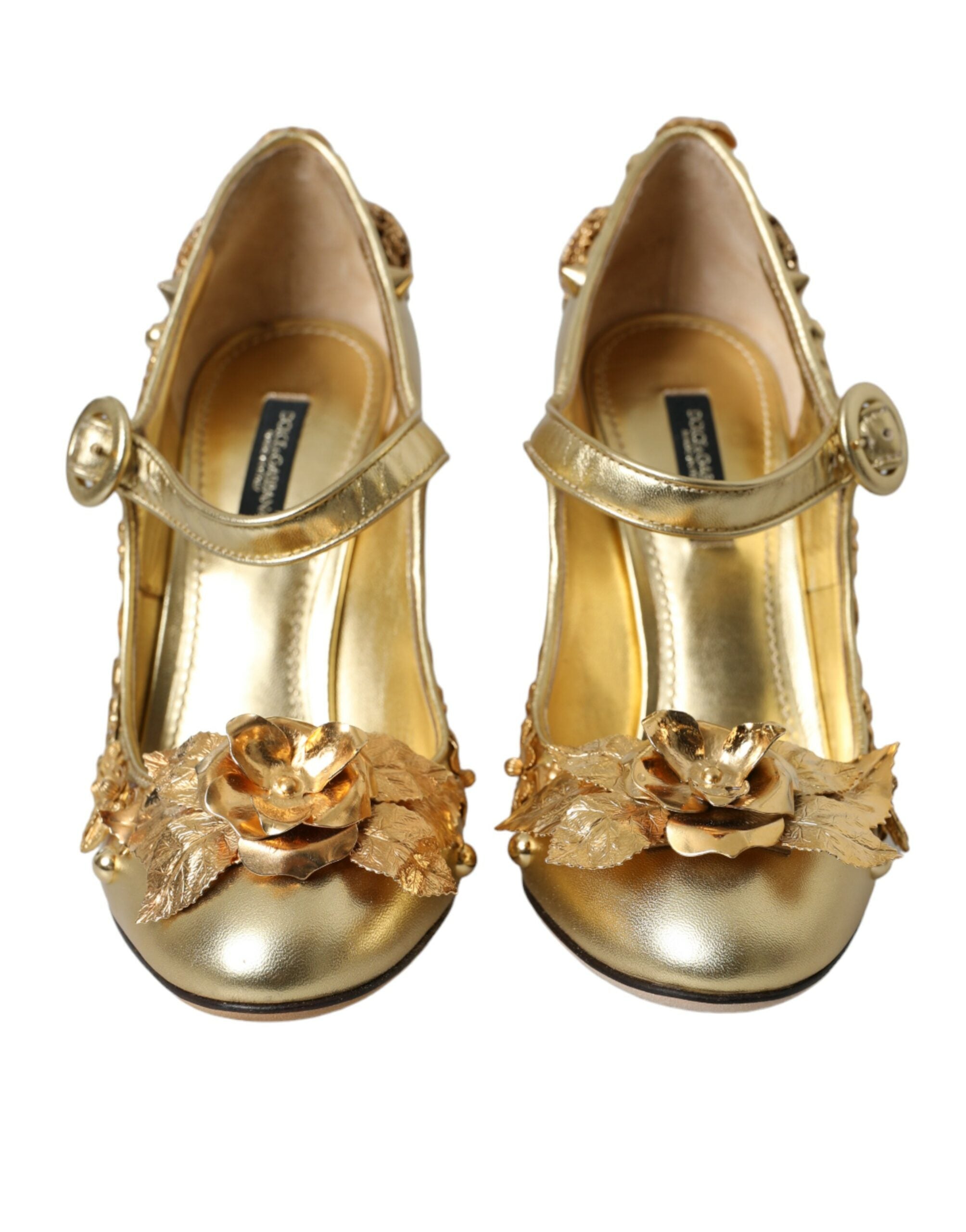 Escarpins Dolce & Gabbana Mary Janes dorées