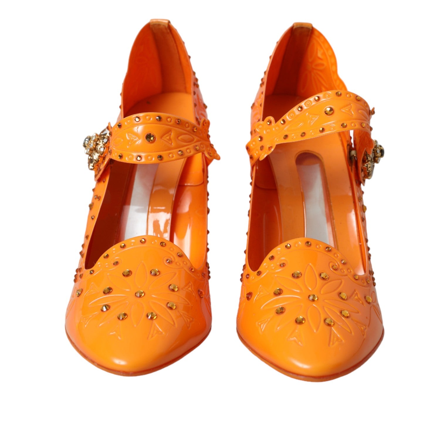 Escarpins Dolce & Gabbana Cinderella orange