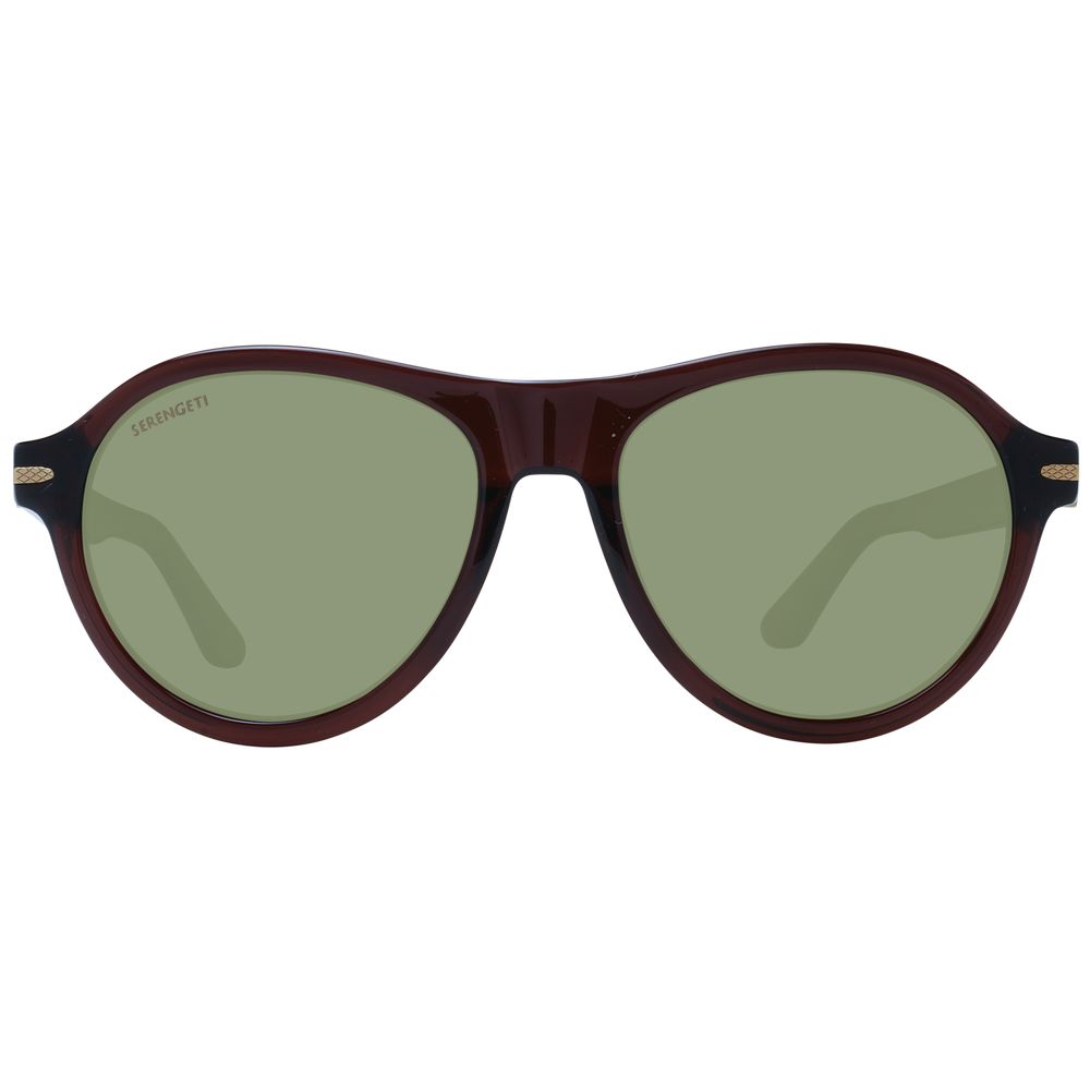 Lunettes de soleil Brown rondes brunes