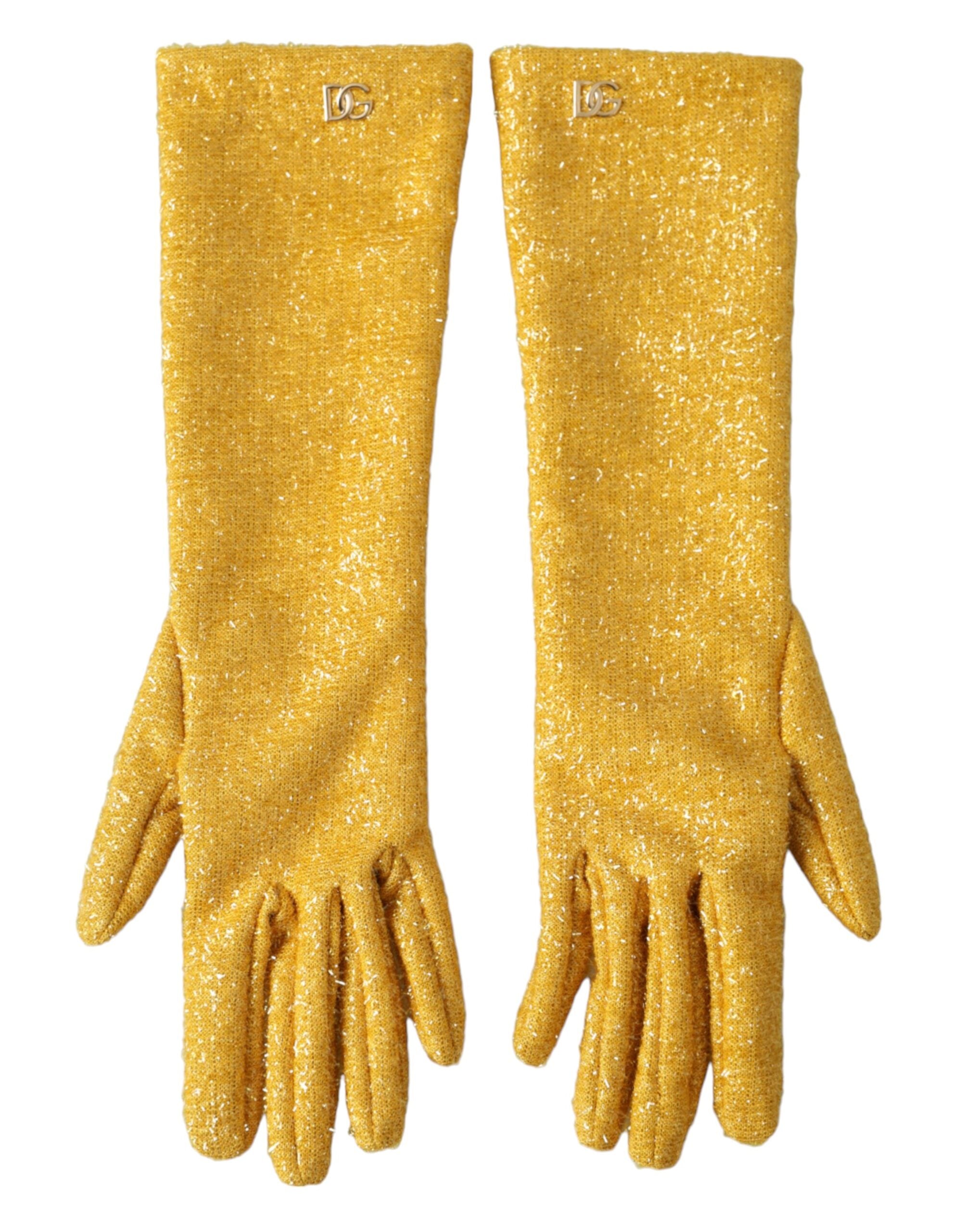 Gants Dolce & Gabbana dorés