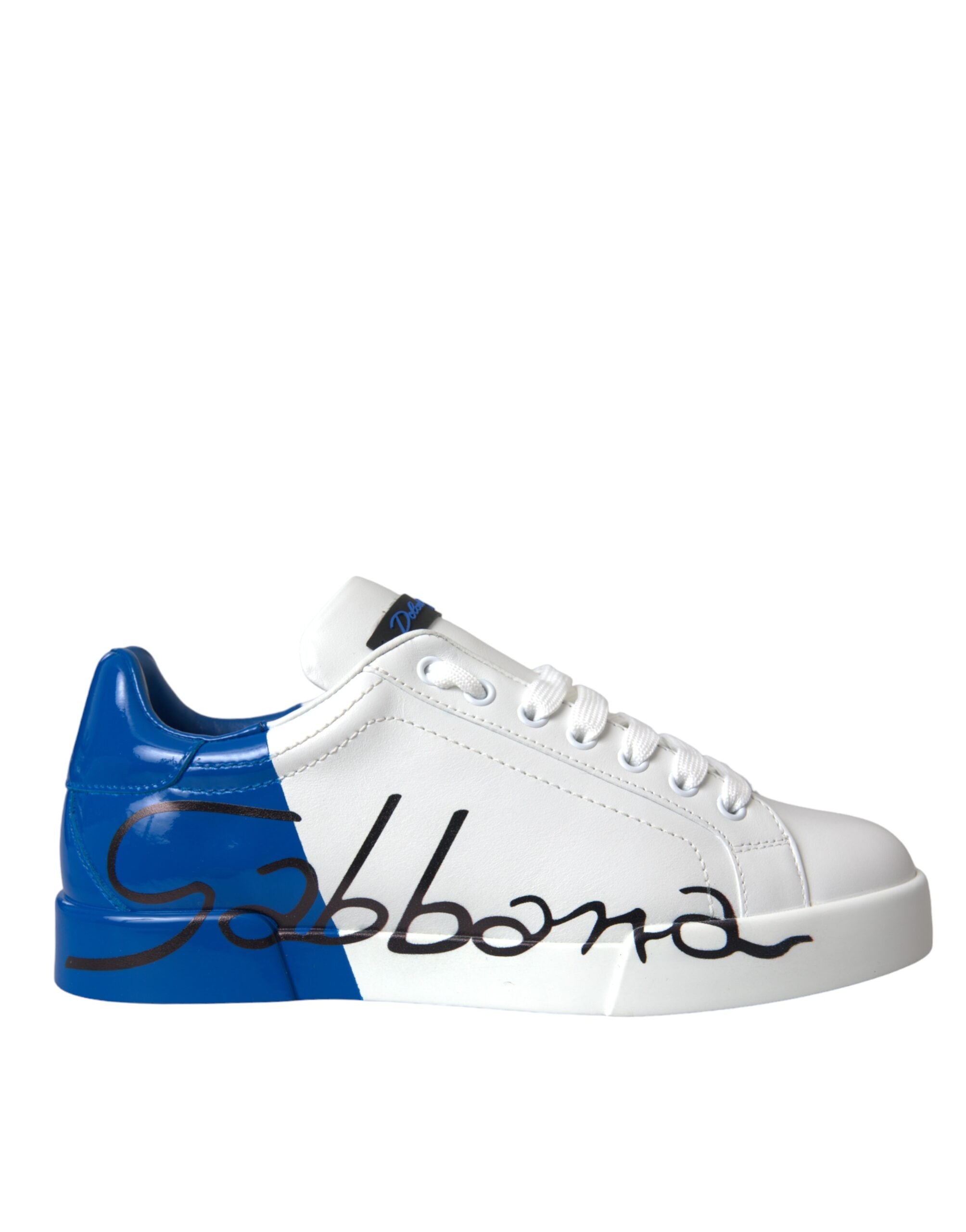 Baskets Dolce & Gabbana Portofino blanches et bleues