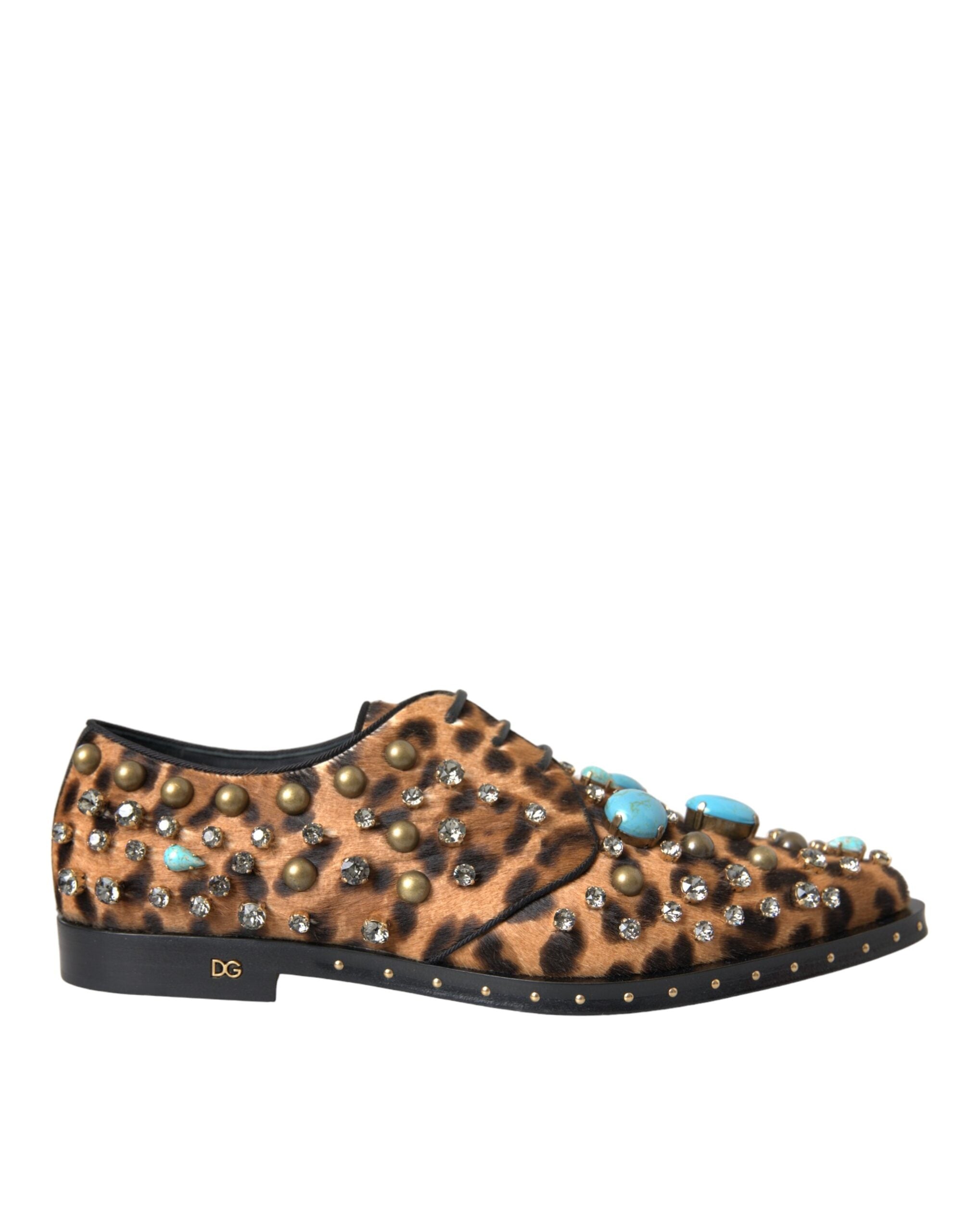 Chaussures DOLCE & GABBANA en cuir marron et noir