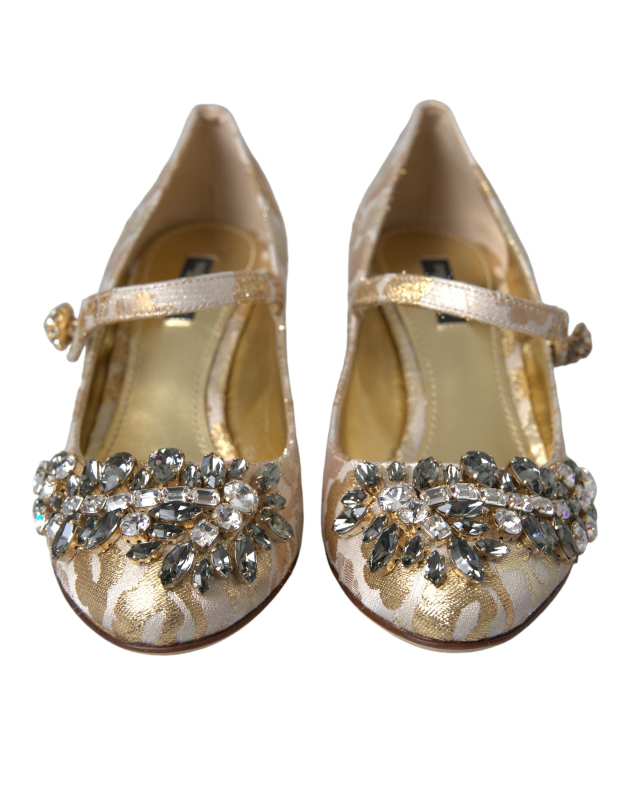 Escarpins Dolce & Gabbana Floral dorées
