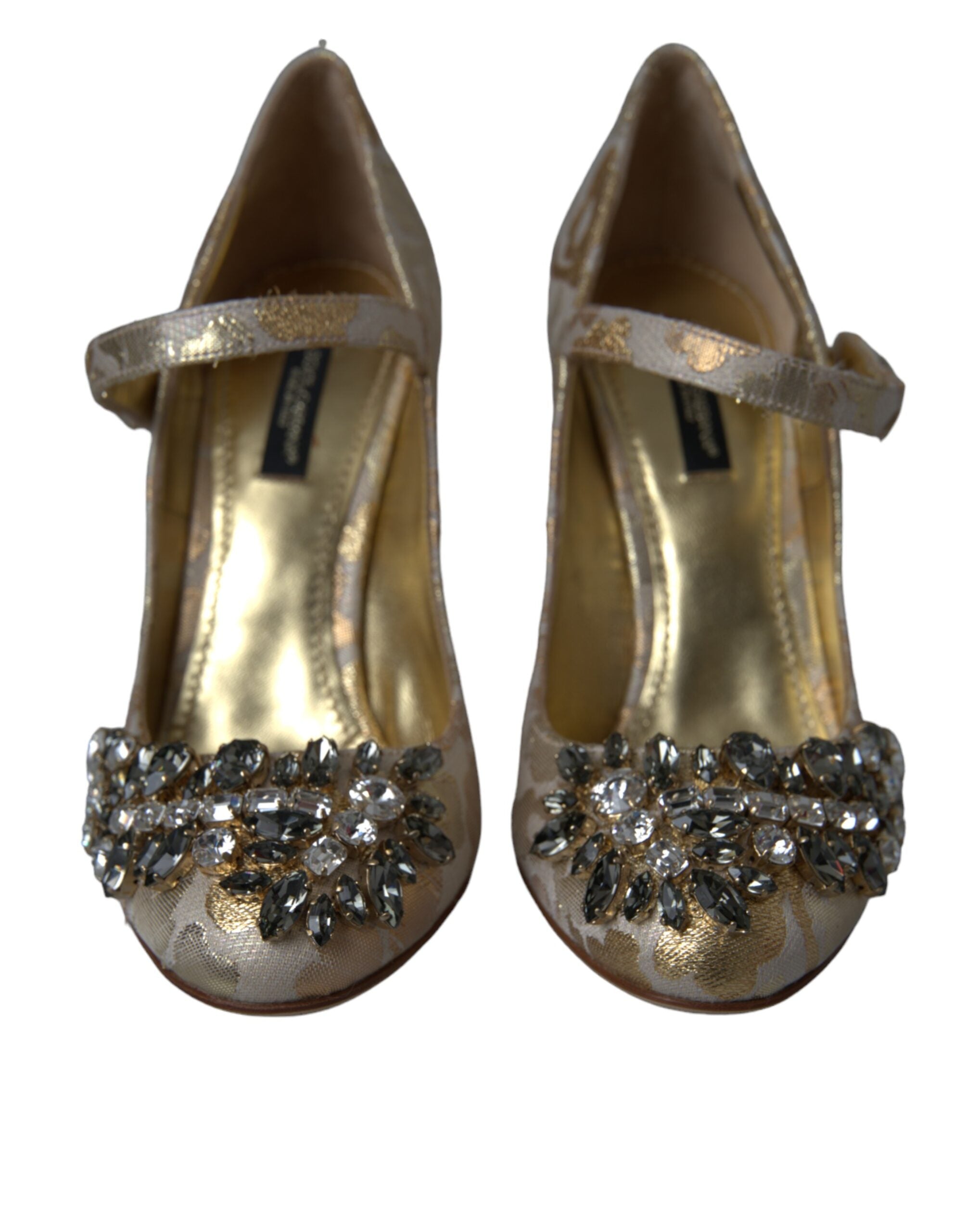 Escarpins Dolce & Gabbana Jacquard dorées