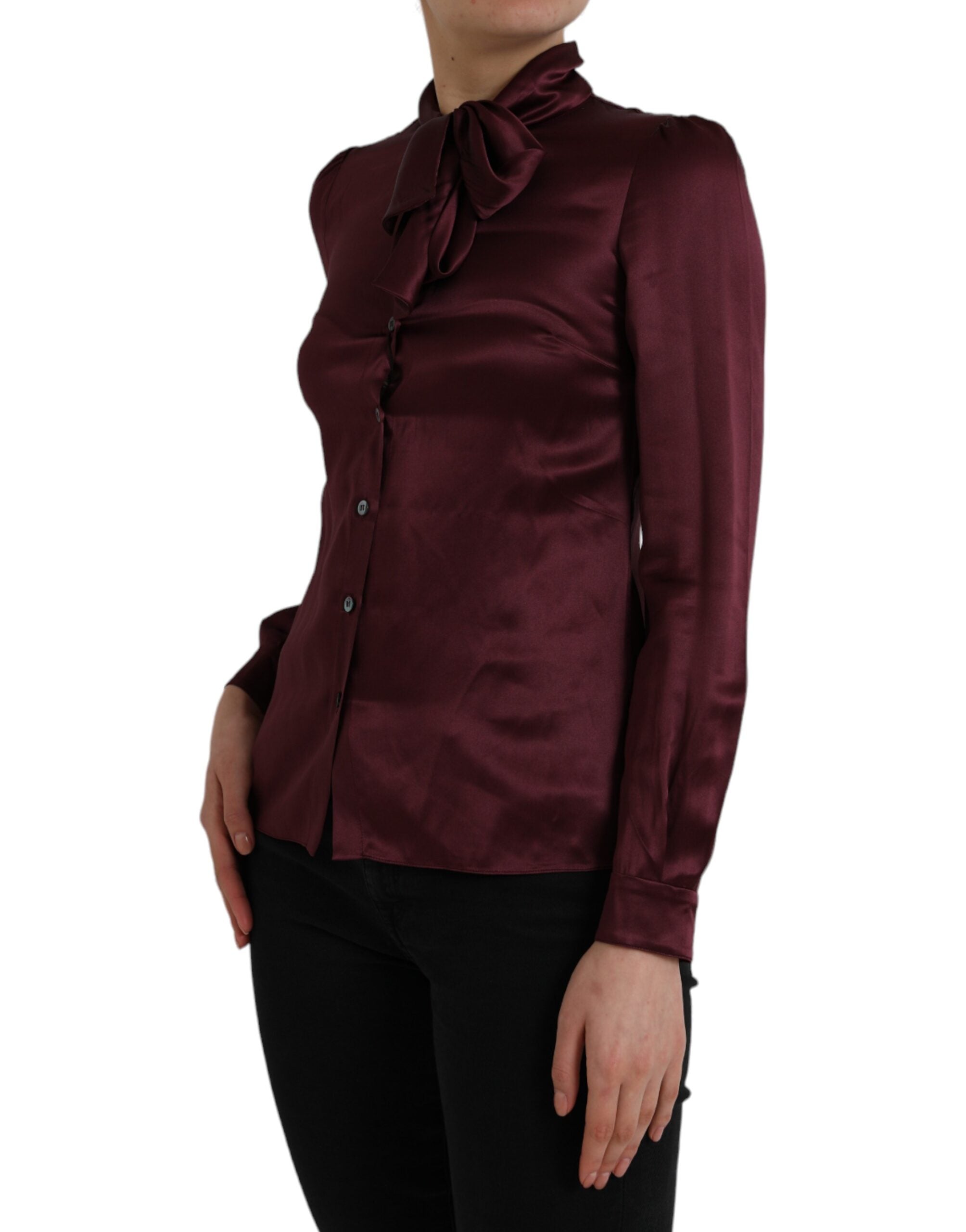 Blouse Dolce & Gabbana maroon