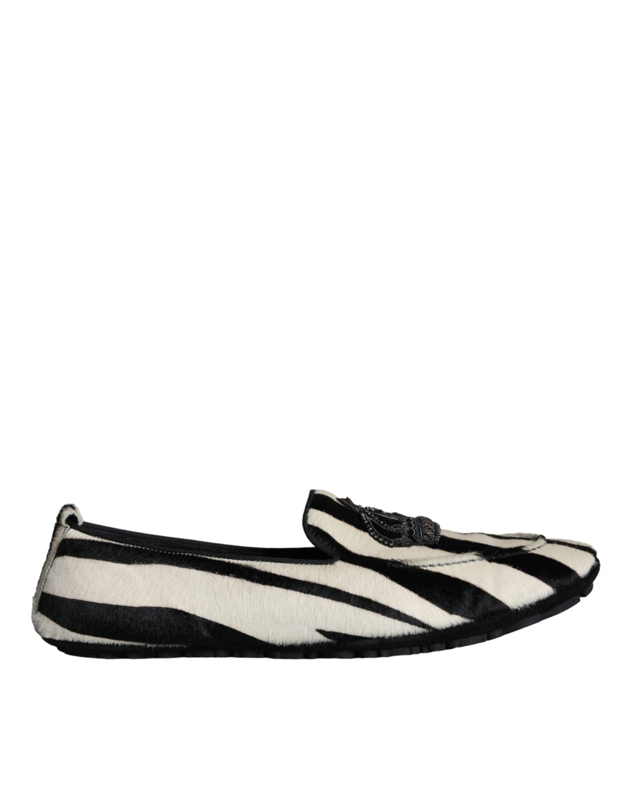 Mocassins Dolce & Gabbana noir et blanc