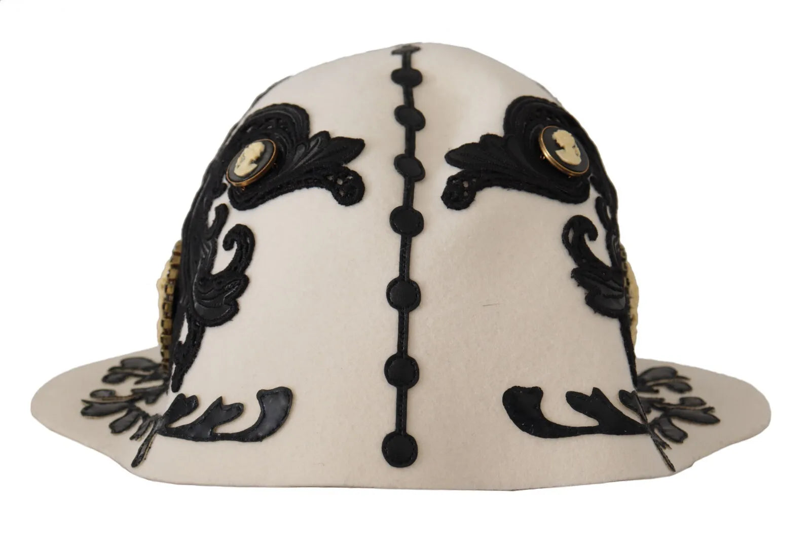 Chapeau Dolce & Gabbana cloche blanc