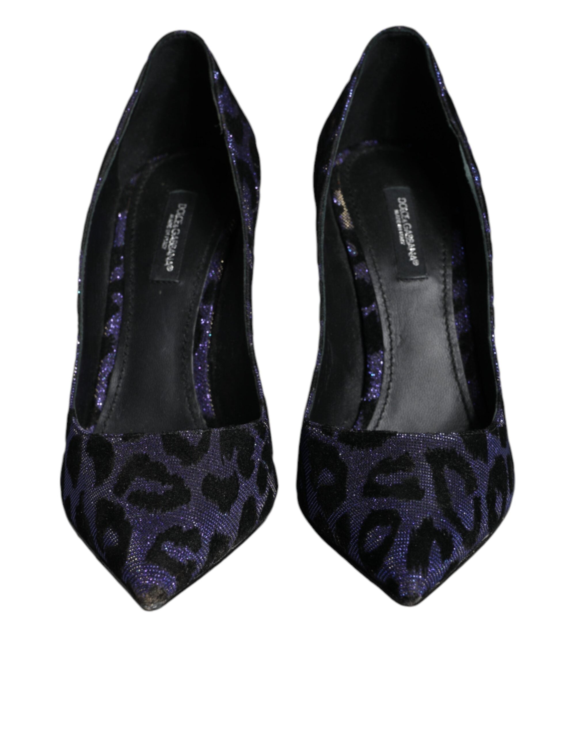 Escarpins Dolce & Gabbana violet léopard