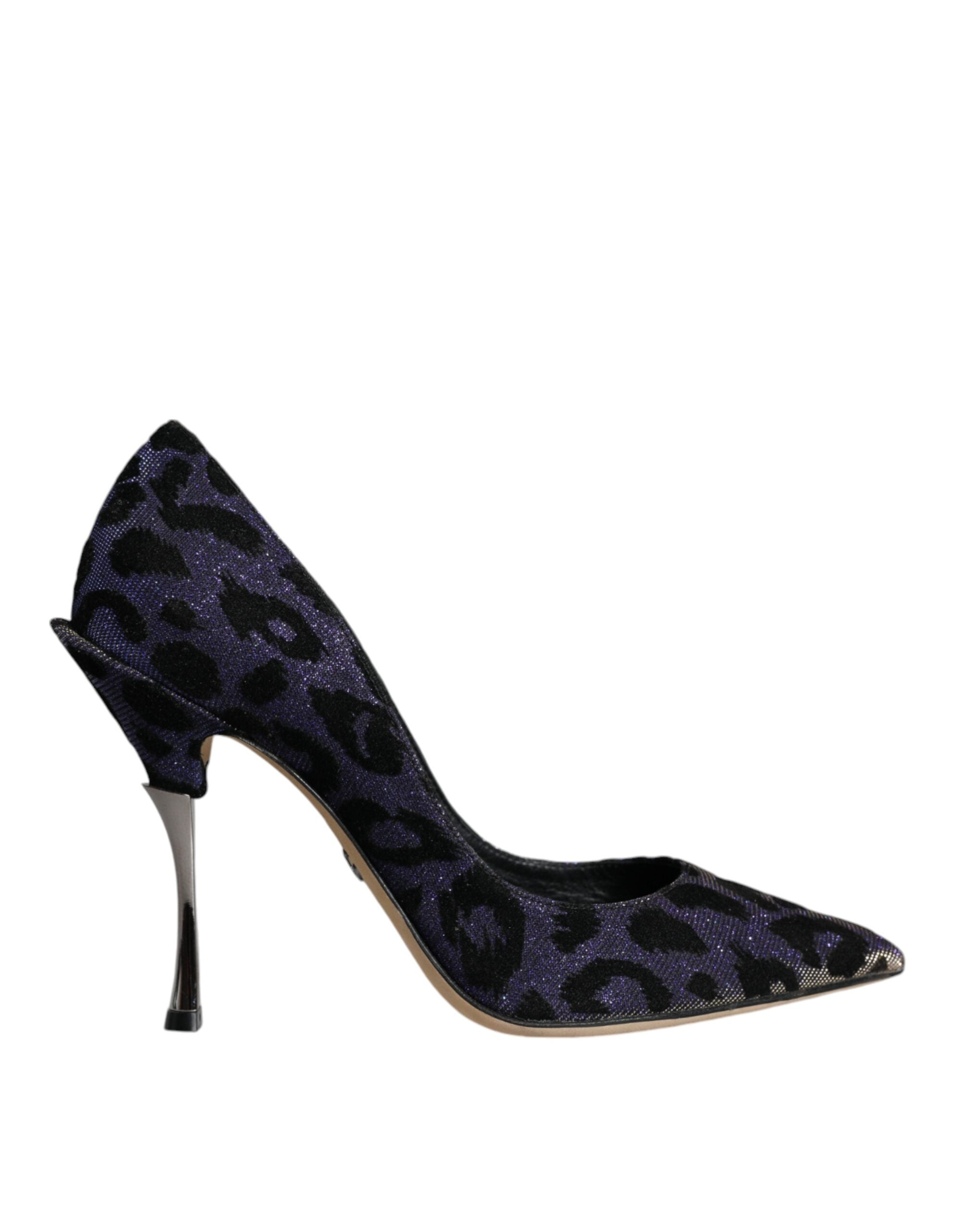 Escarpins Dolce & Gabbana violet léopard