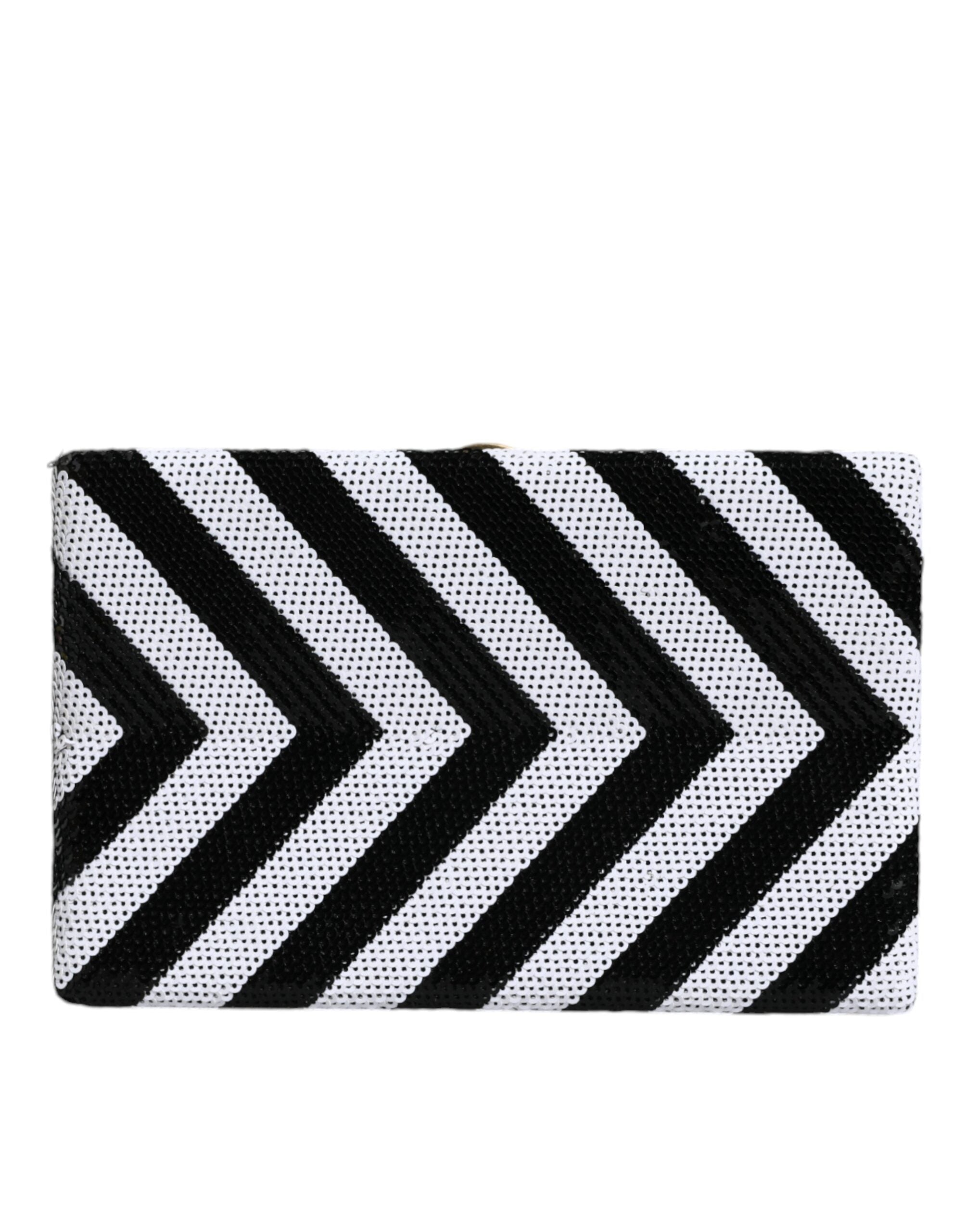 Pochette Dolce & Gabbana miniature noir et blanc