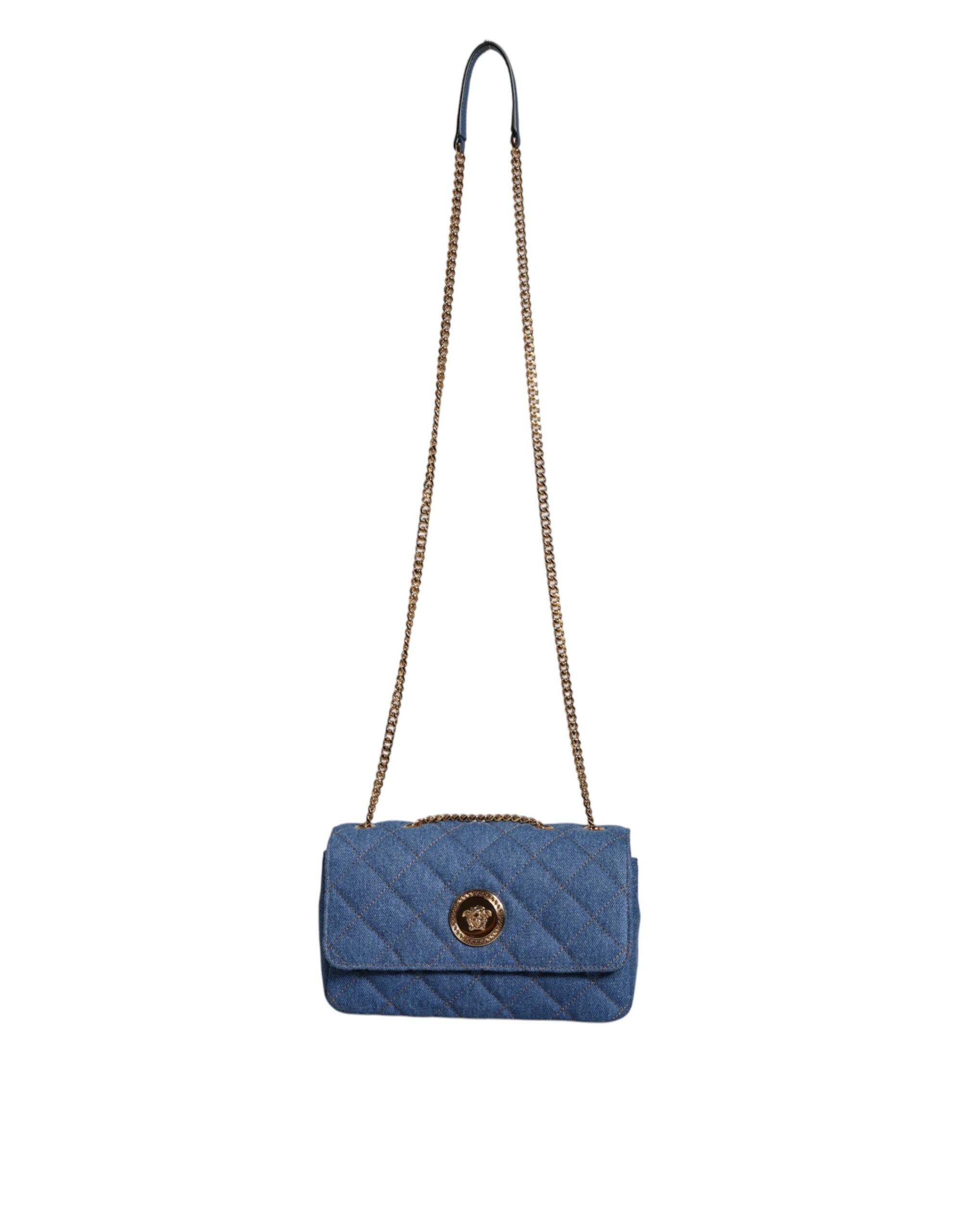 Sac bandoulière Versace bleu