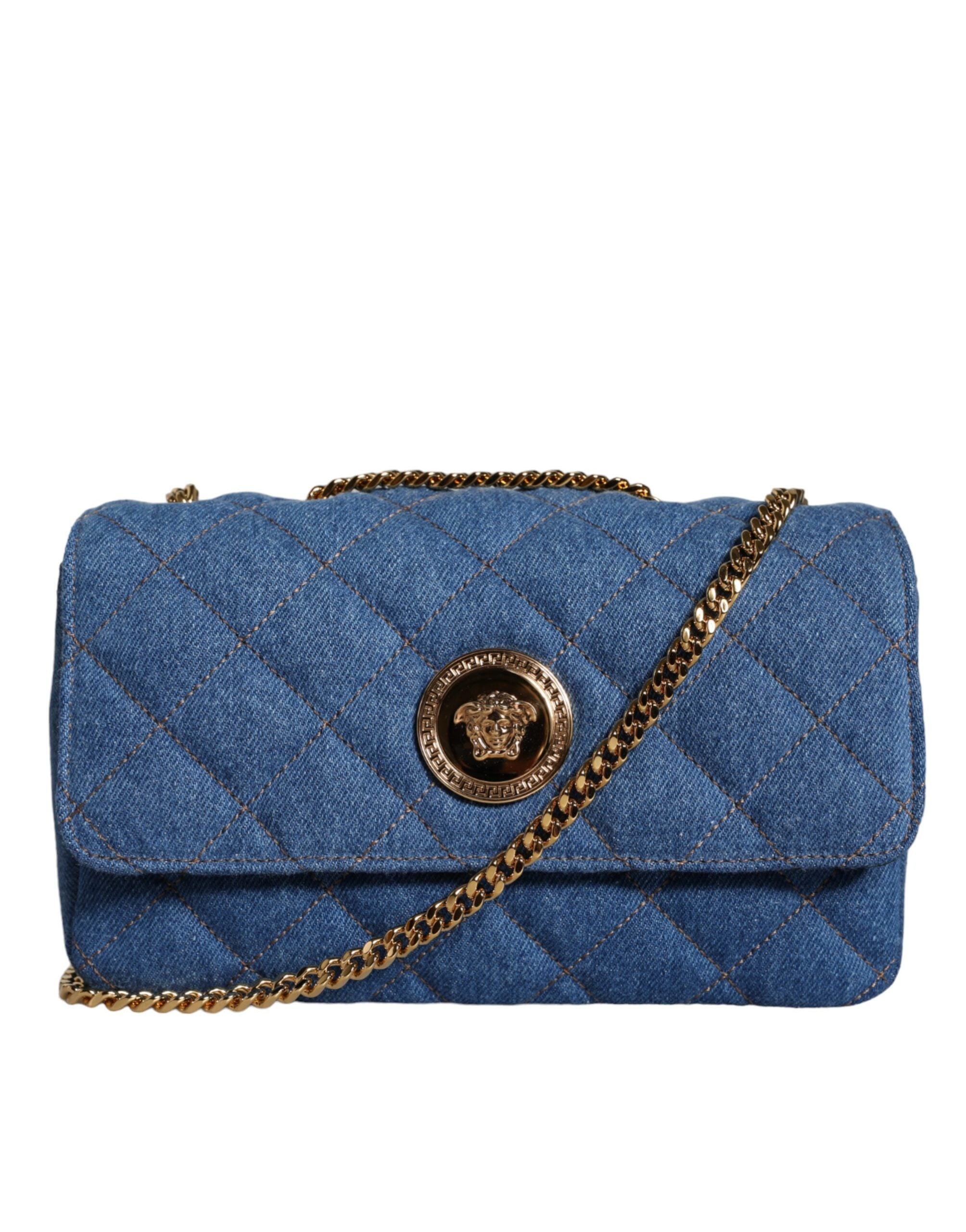Sac bandoulière Versace bleu