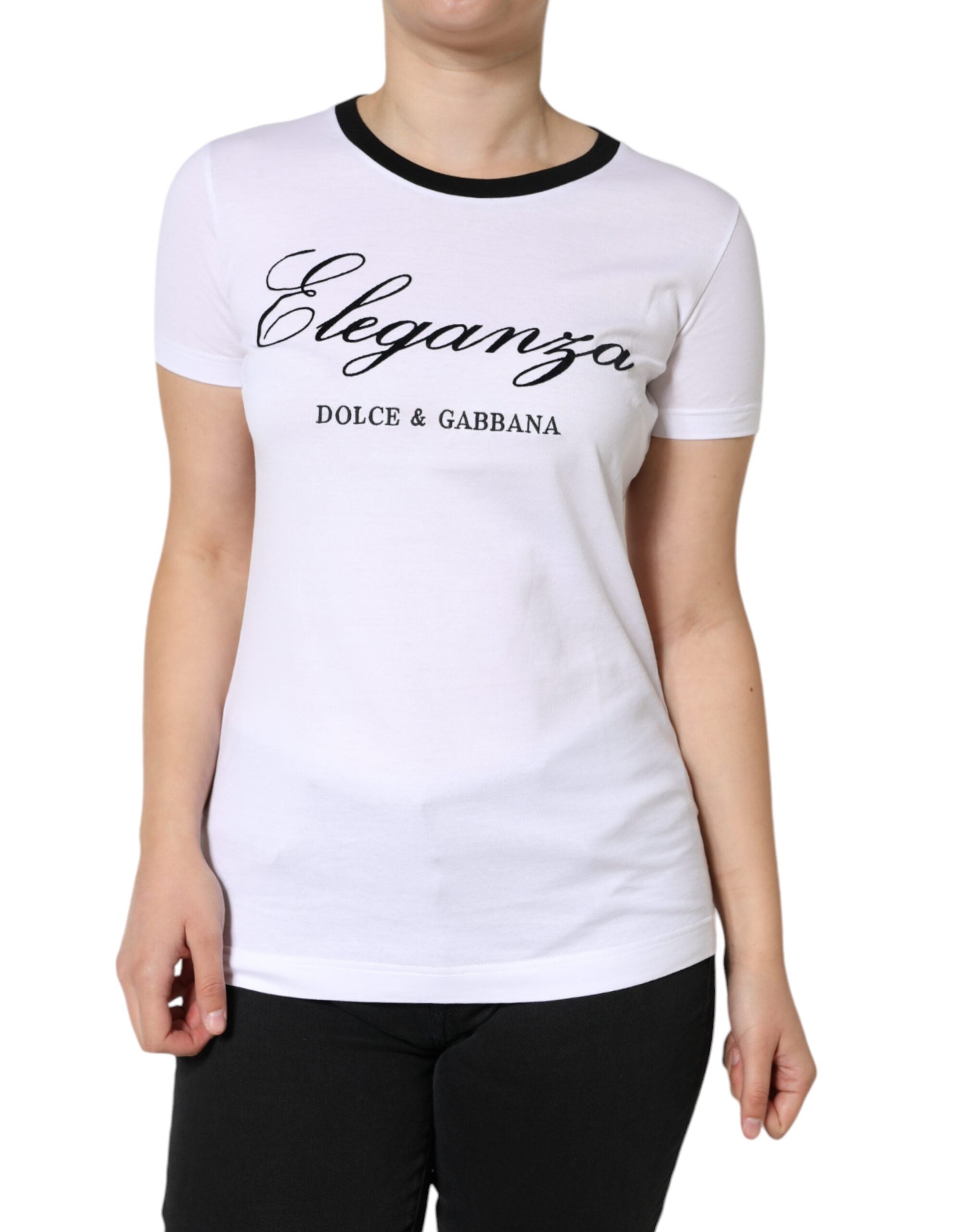 T-shirt Dolce & Gabbana éléganza blanc