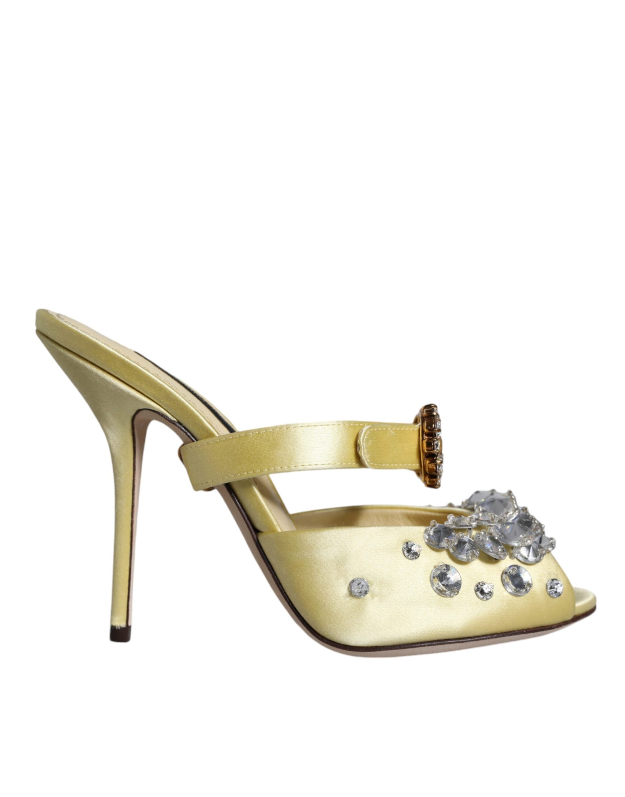Sandales Dolce & Gabbana Mary Jane jaunes