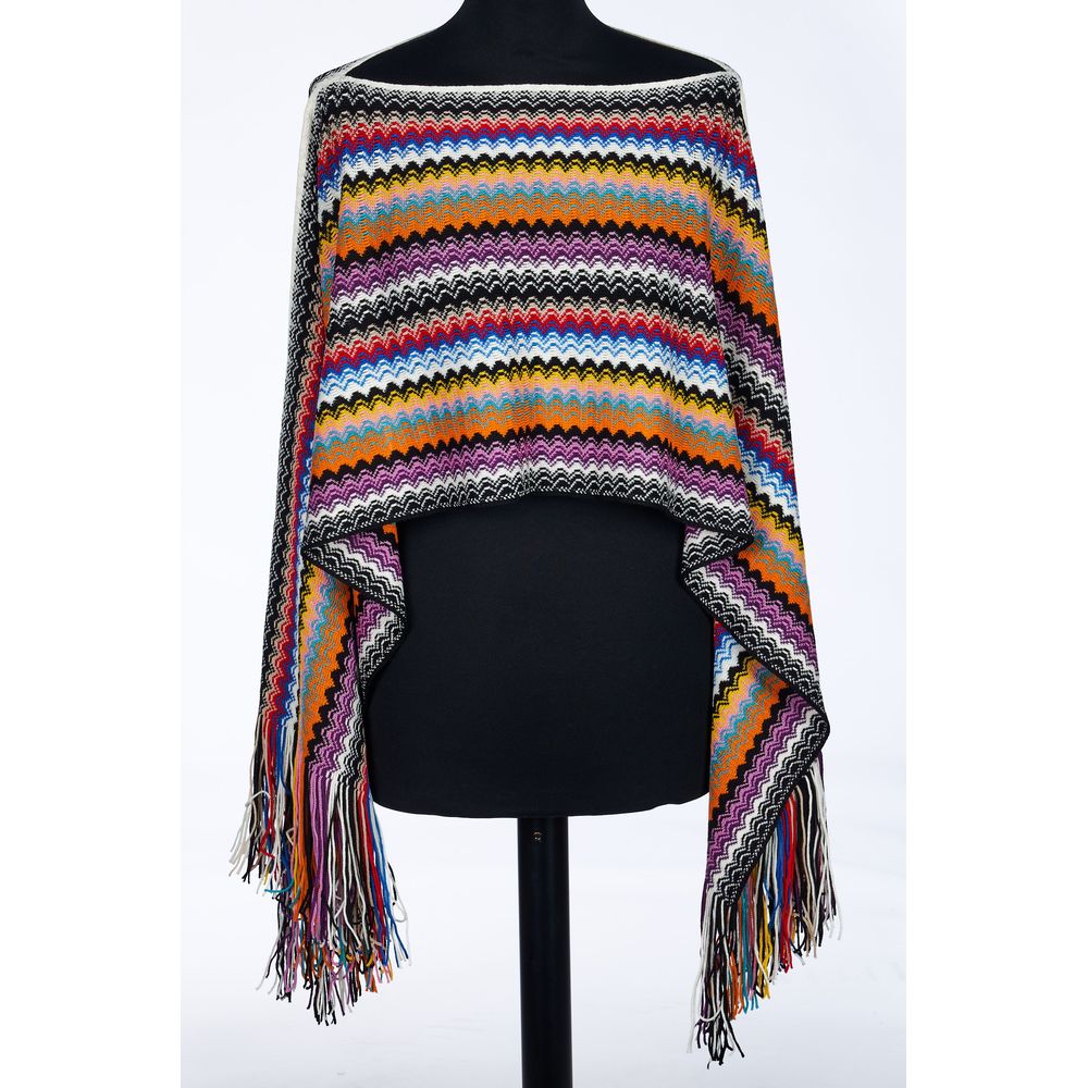Poncho Missoni multicolore