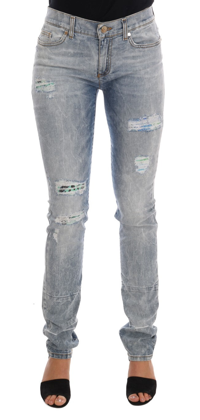 Jeans Versace VJ bleu délavé