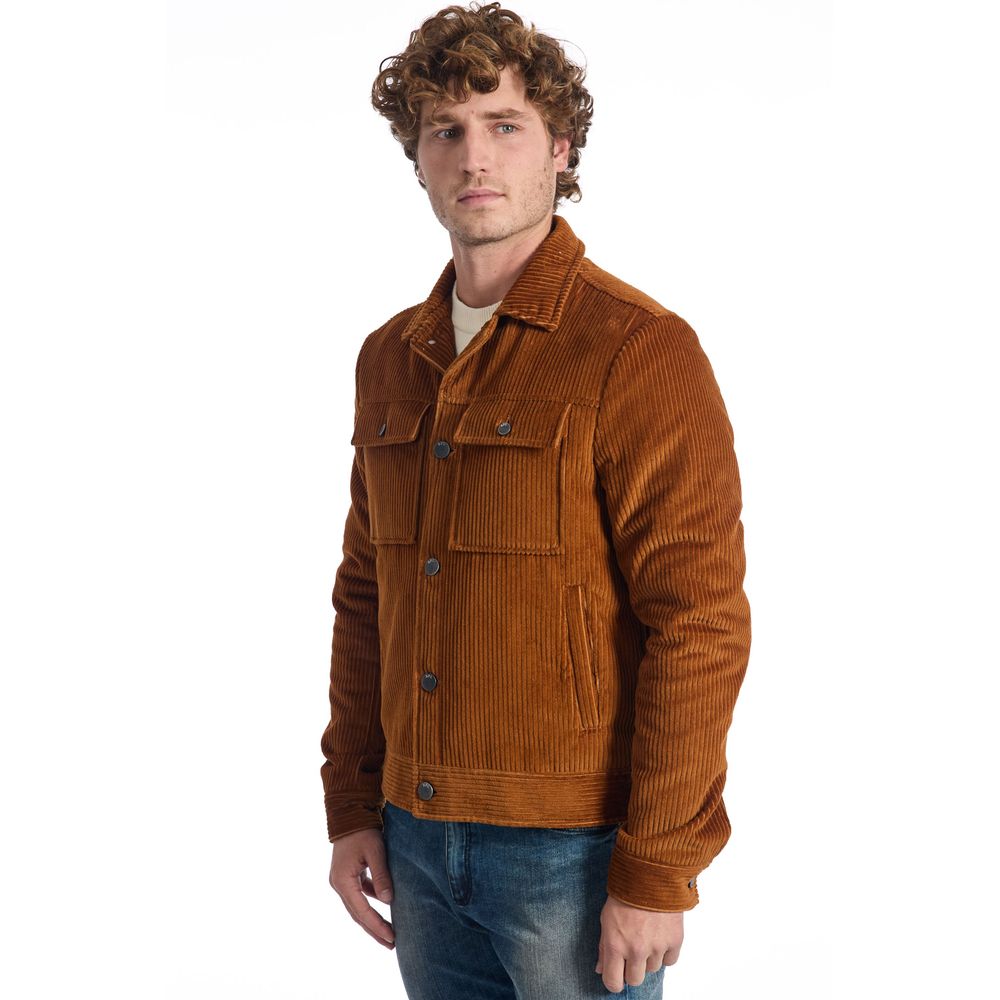 Veste Roberto Pepe courte marron