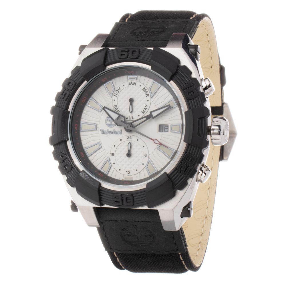 Montre Timberland cadran blanc argentée