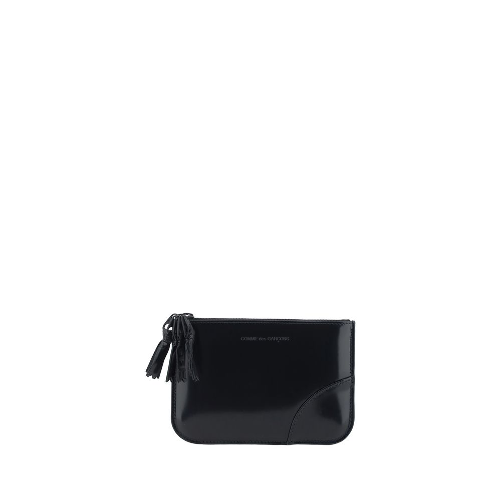 Porte-monnaie Comme des Garçons cuir noir