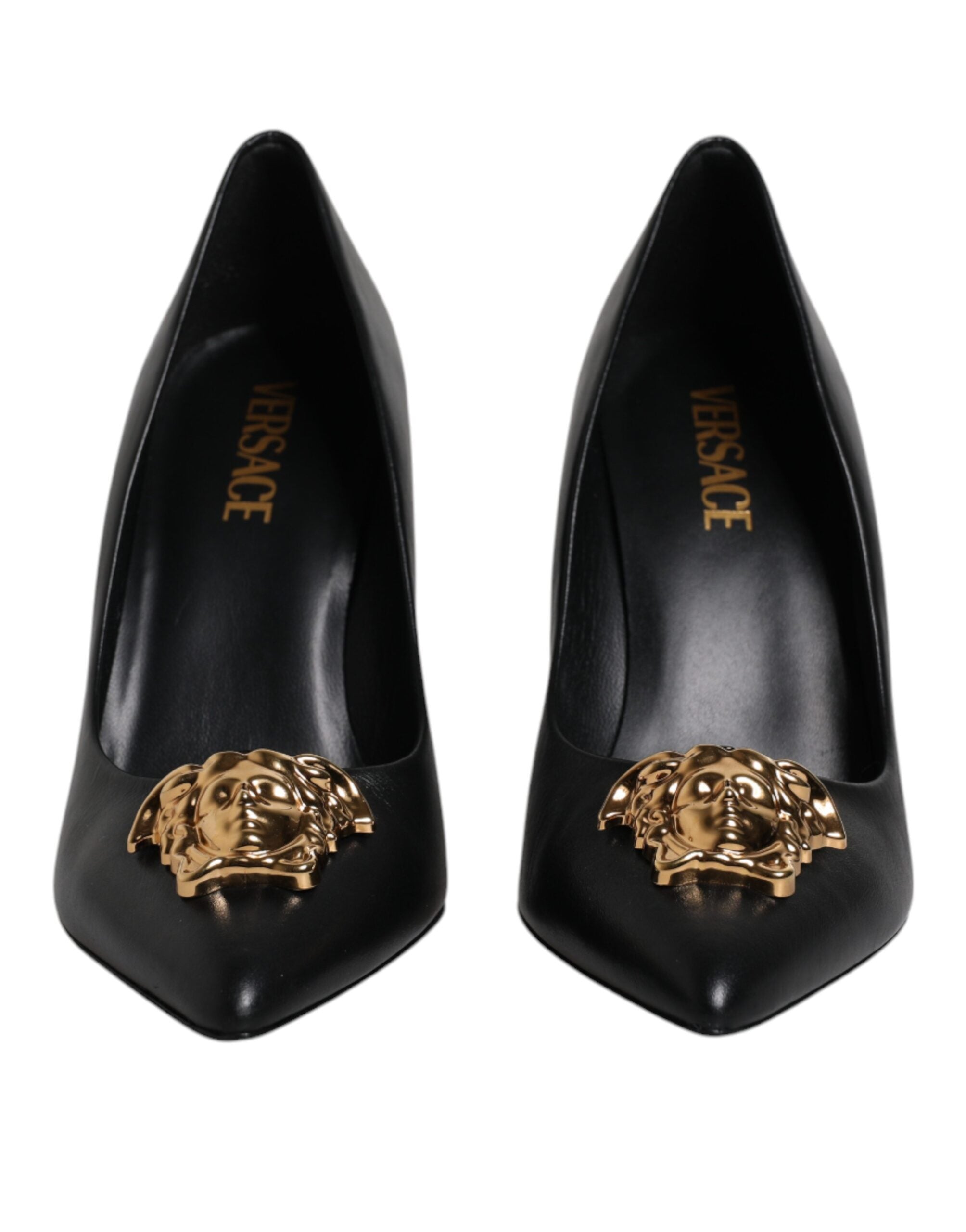 Escarpins Versace logo noir