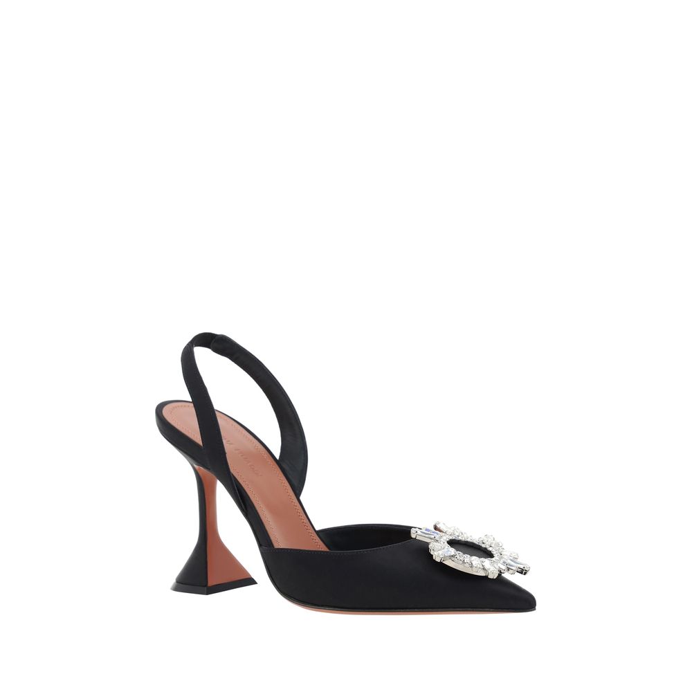 Escarpins Amina Muaddi Begum noires