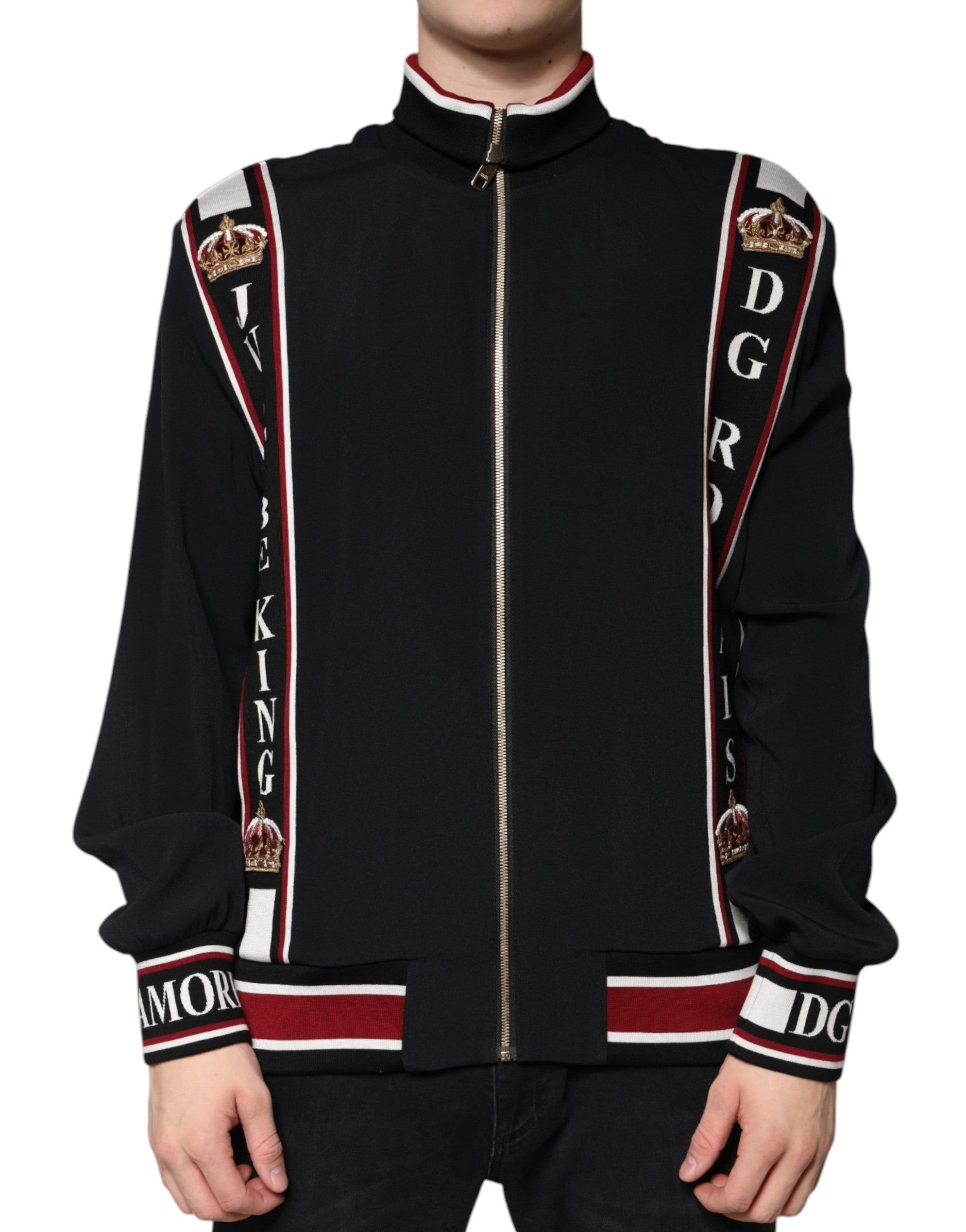 Sweat-shirt Dolce & Gabbana full zip noir