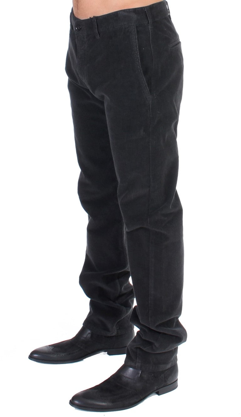 Pantalon GF Ferre Straight fit noirs