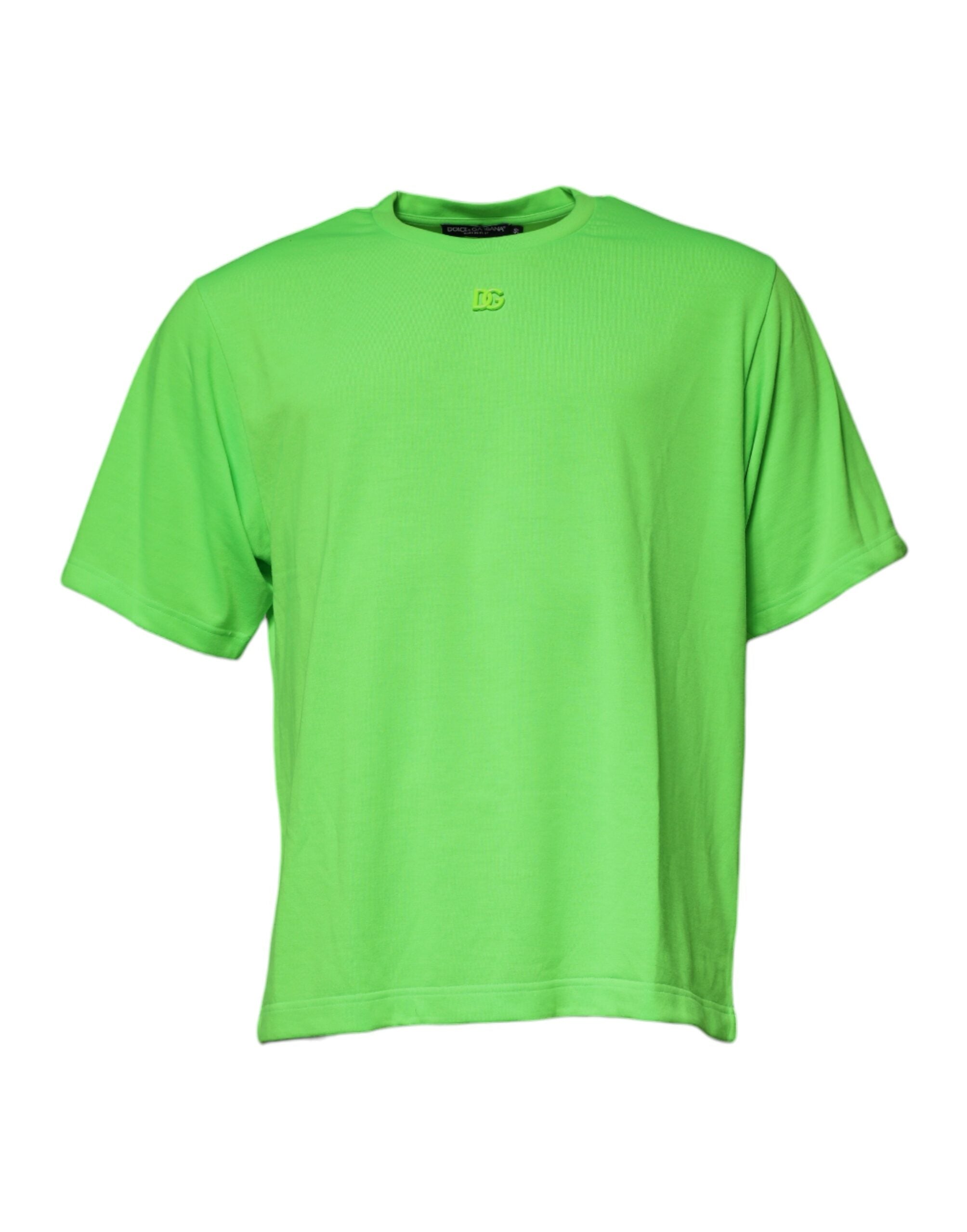 T-shirt Dolce & Gabbana vert néon